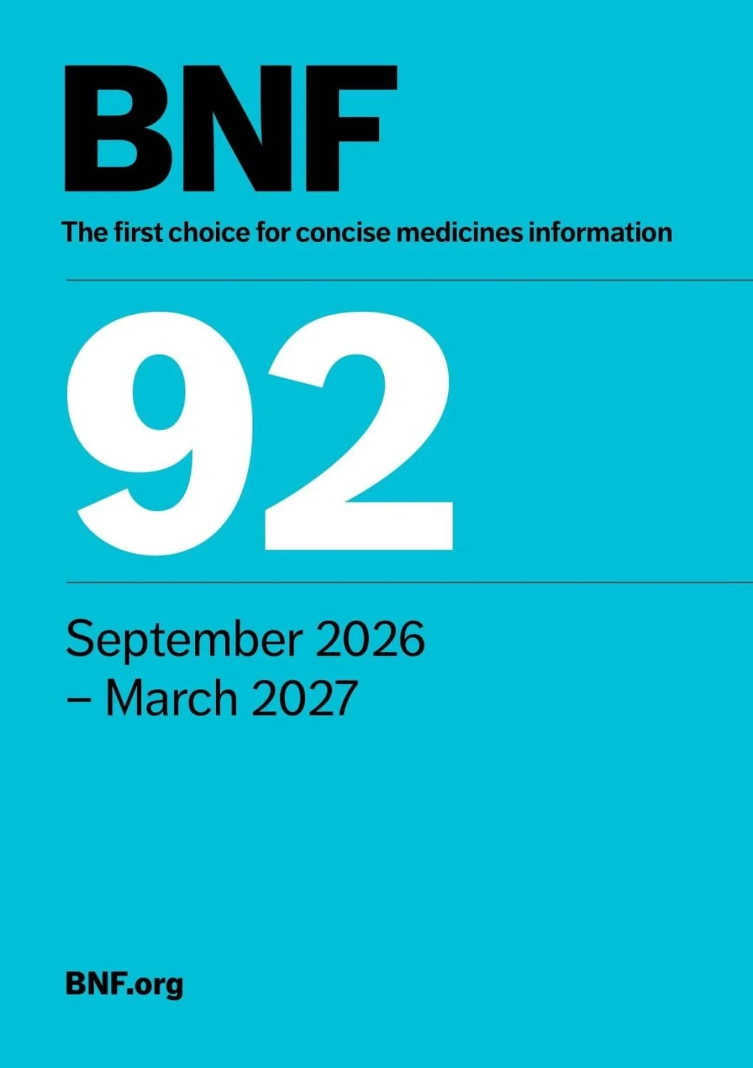 British National Formulary (BNF) 92