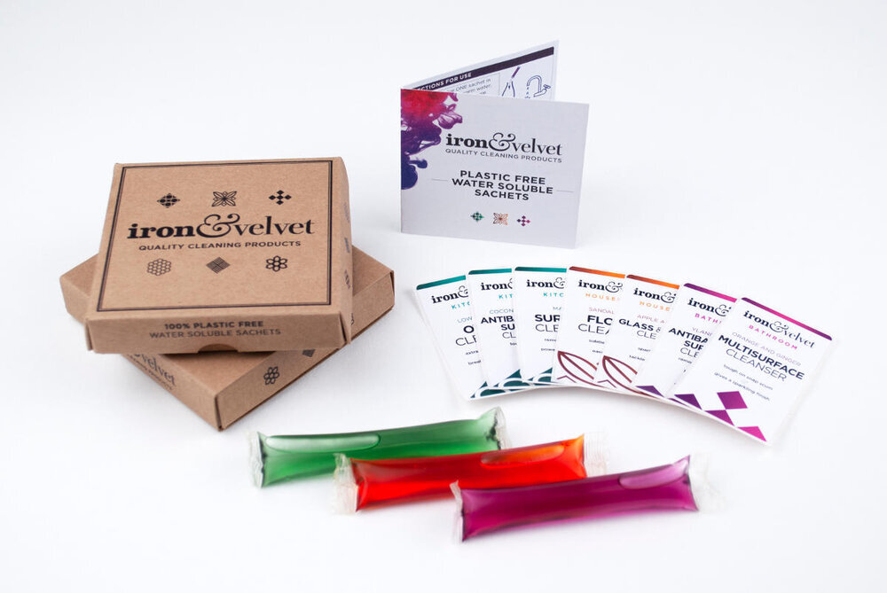 Iron & Velvet Water Soluble Refill Cleaning Sachets - 5 Pack