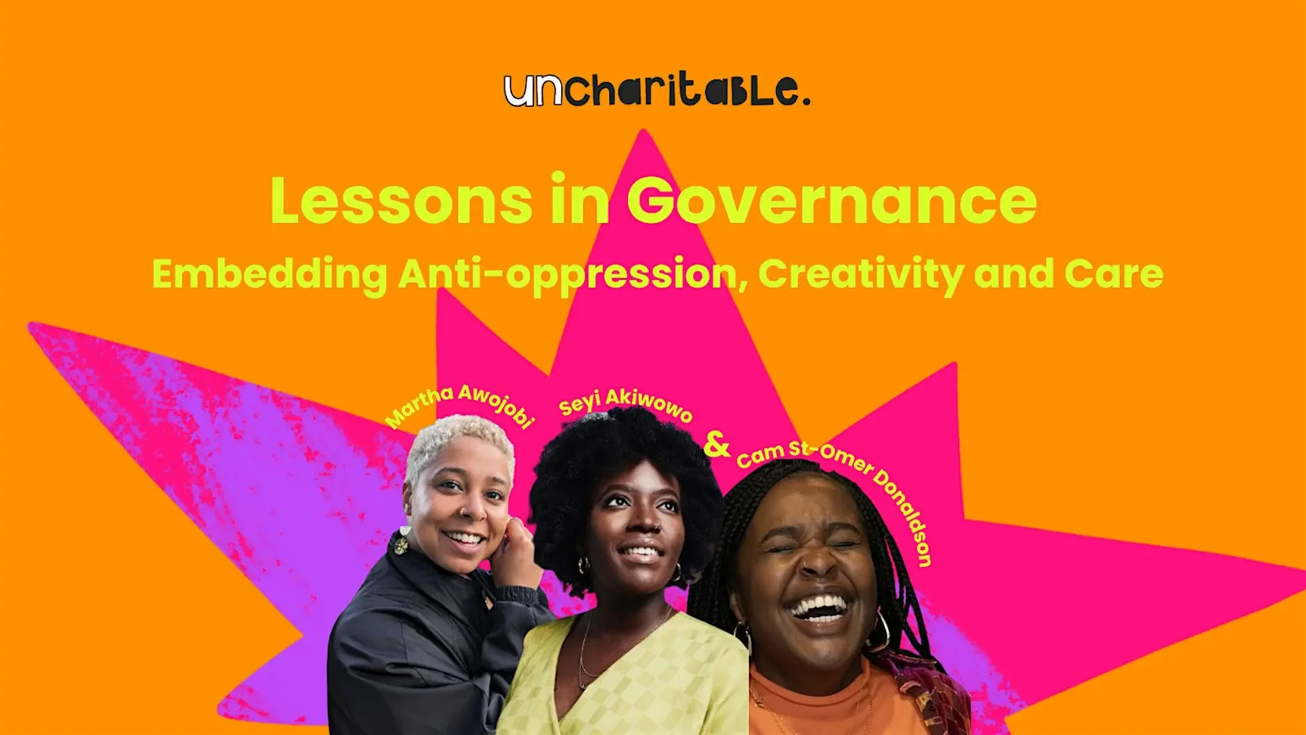 Lessons in Governance: Embedding Anti-oppression, Creativity and Care