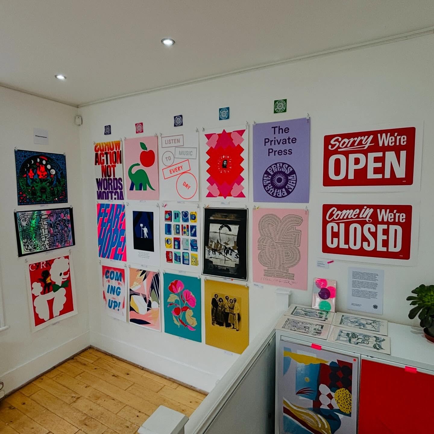 We are OPEN this weekend! Our pop up shop and exhibition has been lots of fun so far, thanks to everyone with has bought a print or come in for a chat. We&rsquo;re here until 6 today and then 11-4 tomorrow. 

Come find us at Gallery 40 on Gloucester 