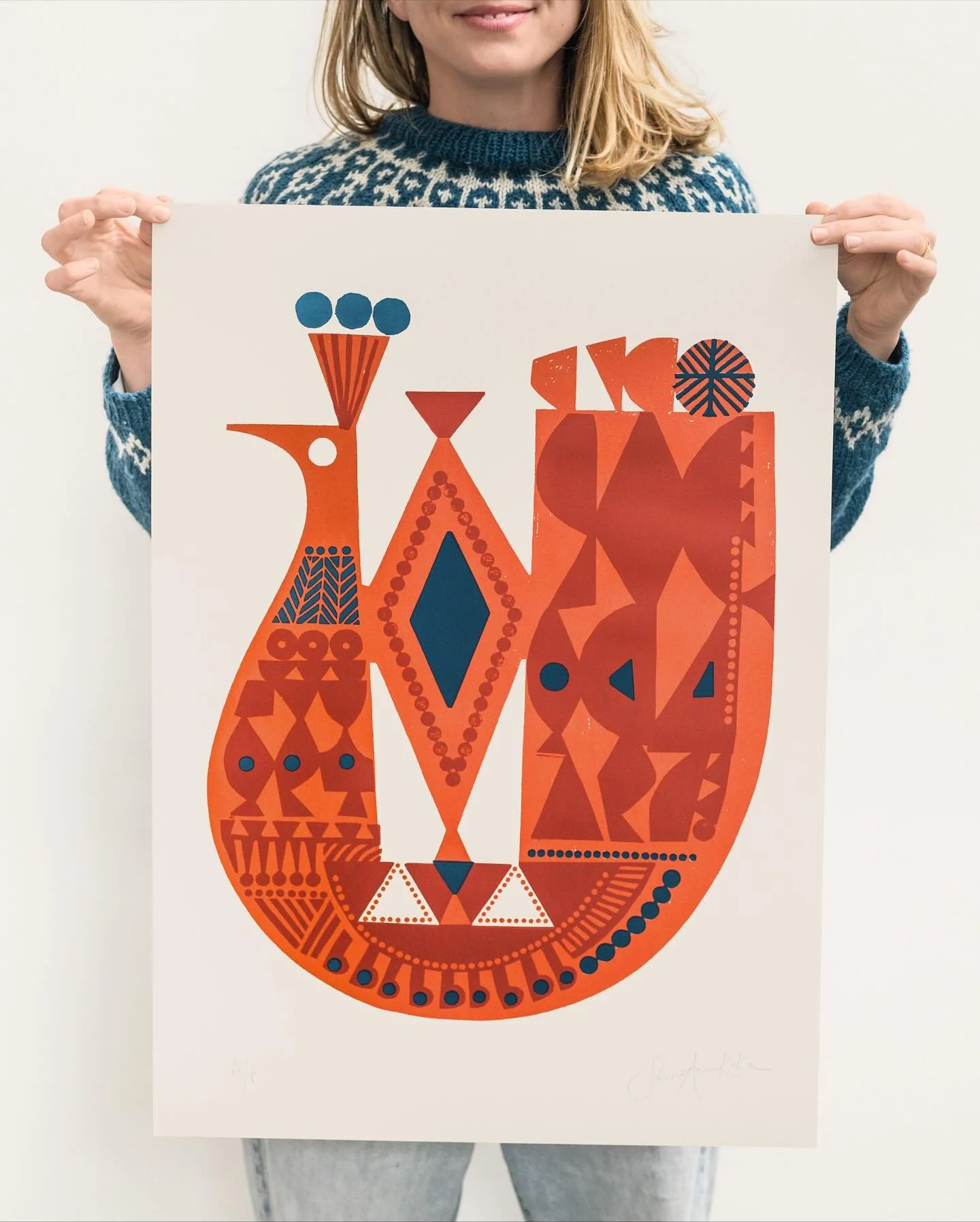 NEW PRINT LAUNCHING TODAY!

Sanna Annukka - Peculiar Peacock

It is always great to collaborate with Sanna, and today we are proud to present a brand new print that celebrates our shared love of colour, form and process.

Peculiar Peacock features 3 