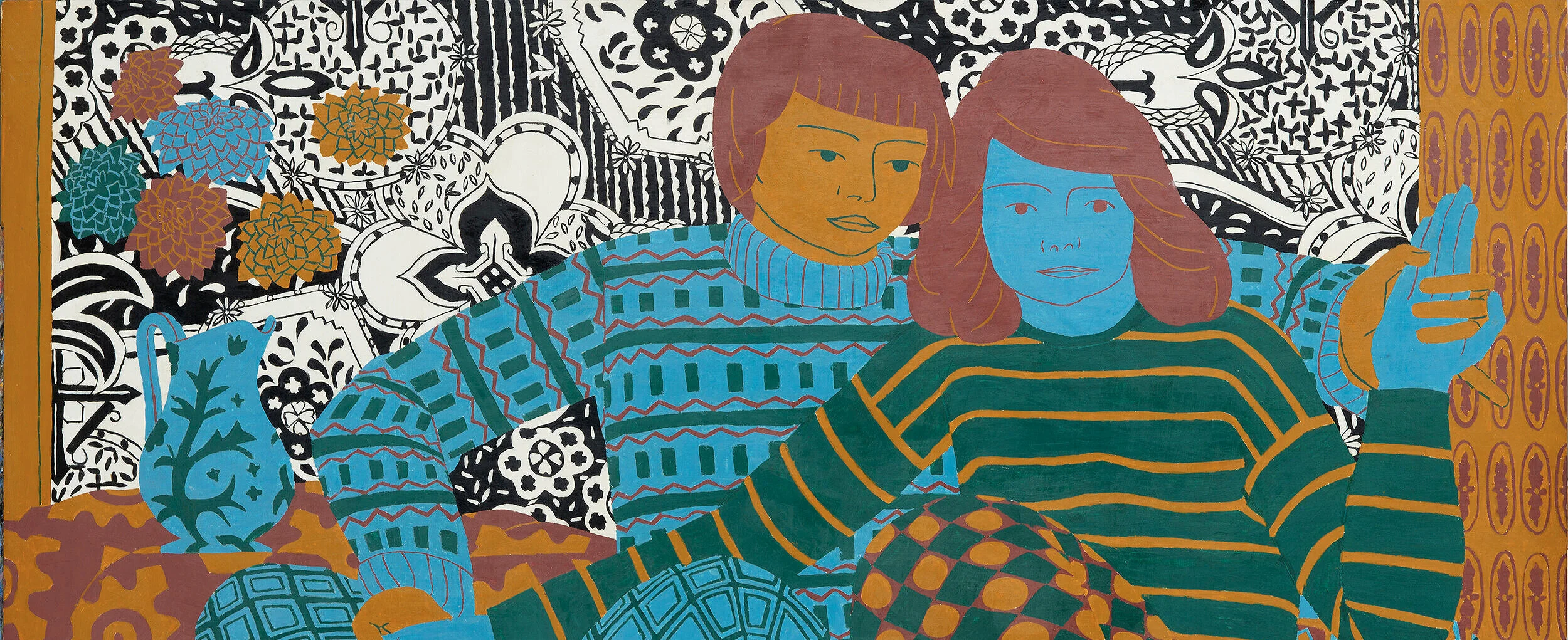 %27Figures+with+Black+and+White+Background%27%2C+Oil+on+Board%2C+86+x+122+cm%2C+%C2%A9+Norman+Gilbert+1983+.jpg