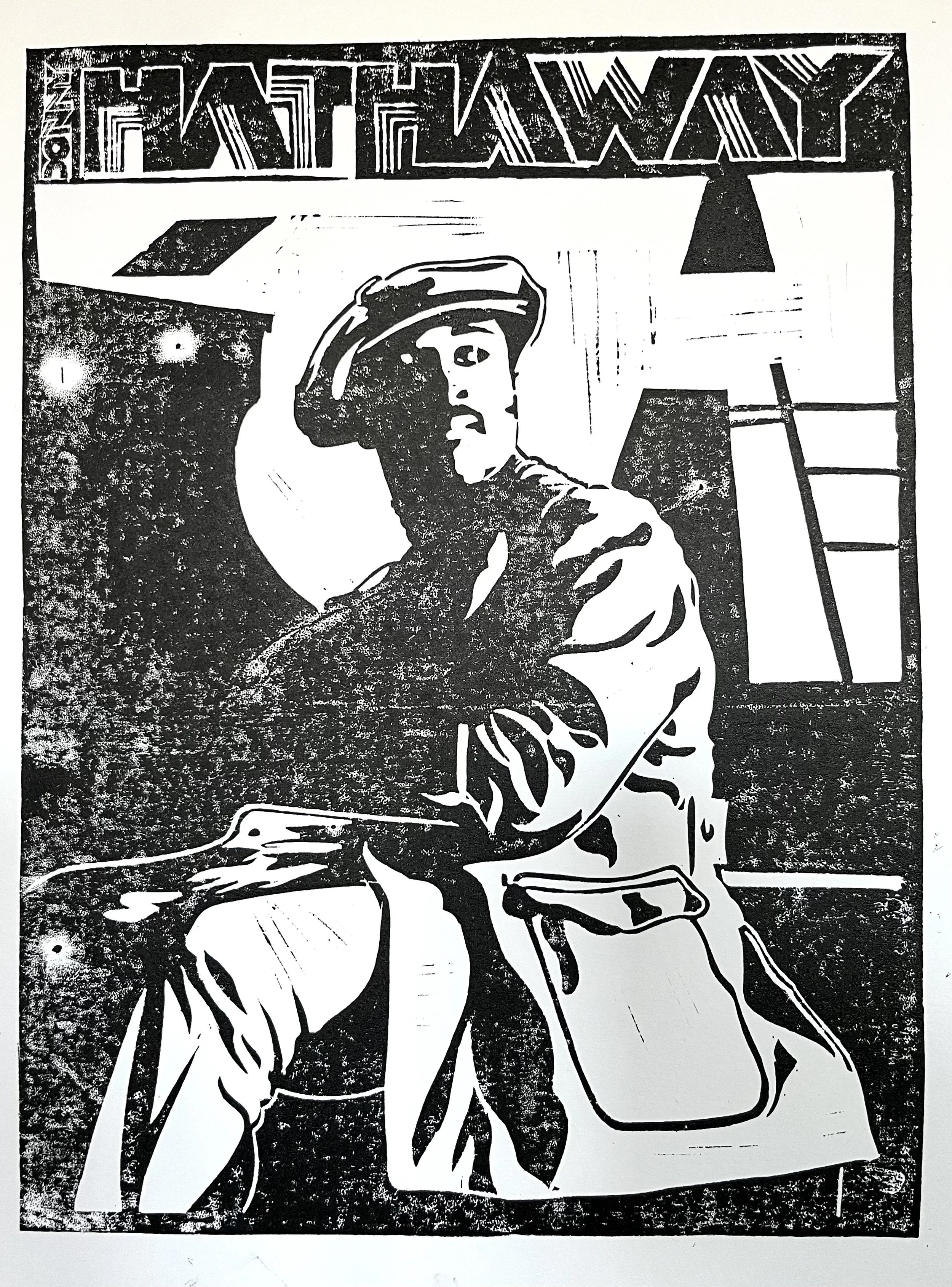 Donny Hathaway
16 x 23 inches
Black Relief Ink on Khadi Paper
2024