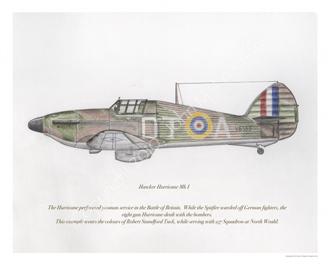 Hawker Hurricane Mk IA, 1940