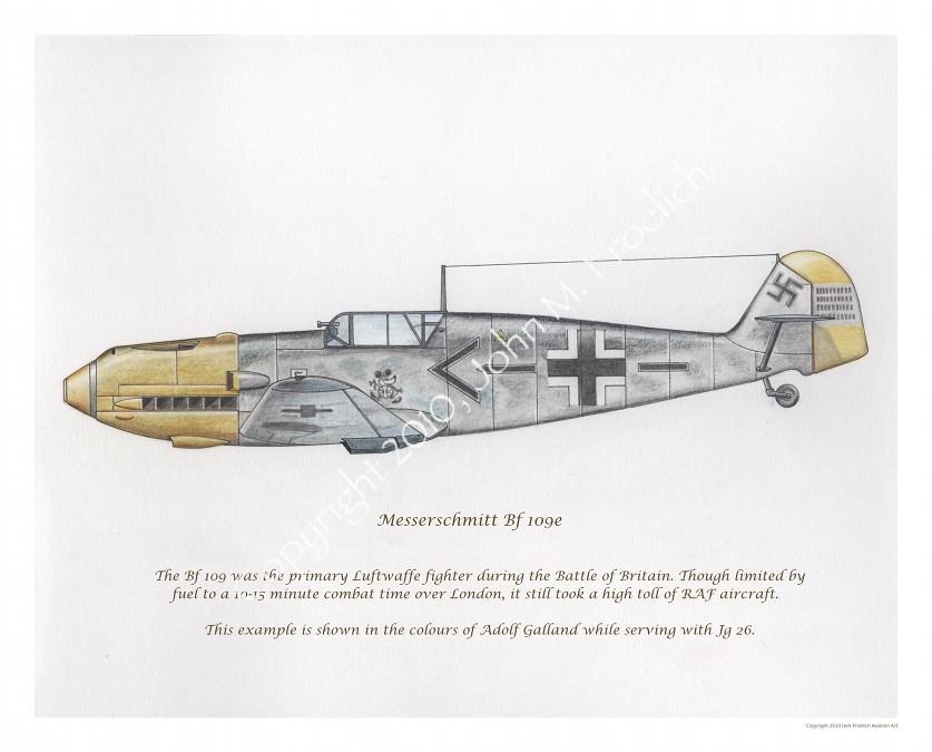 Messerschmitt Bf-109E, 1940