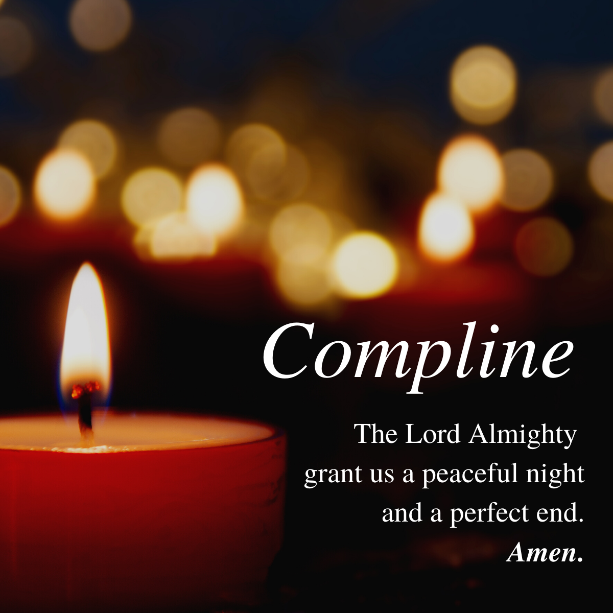 Compline (night prayer)
