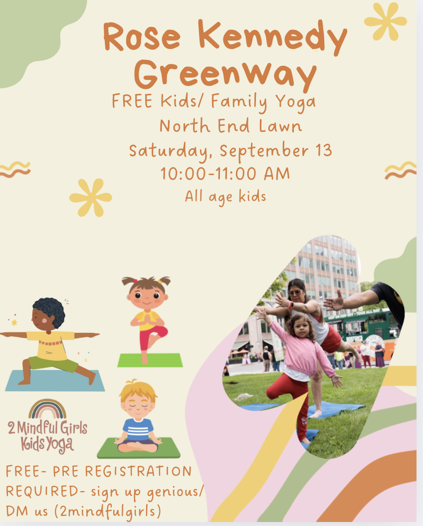 FREE Rose Kennedy Greenway Family Yoga