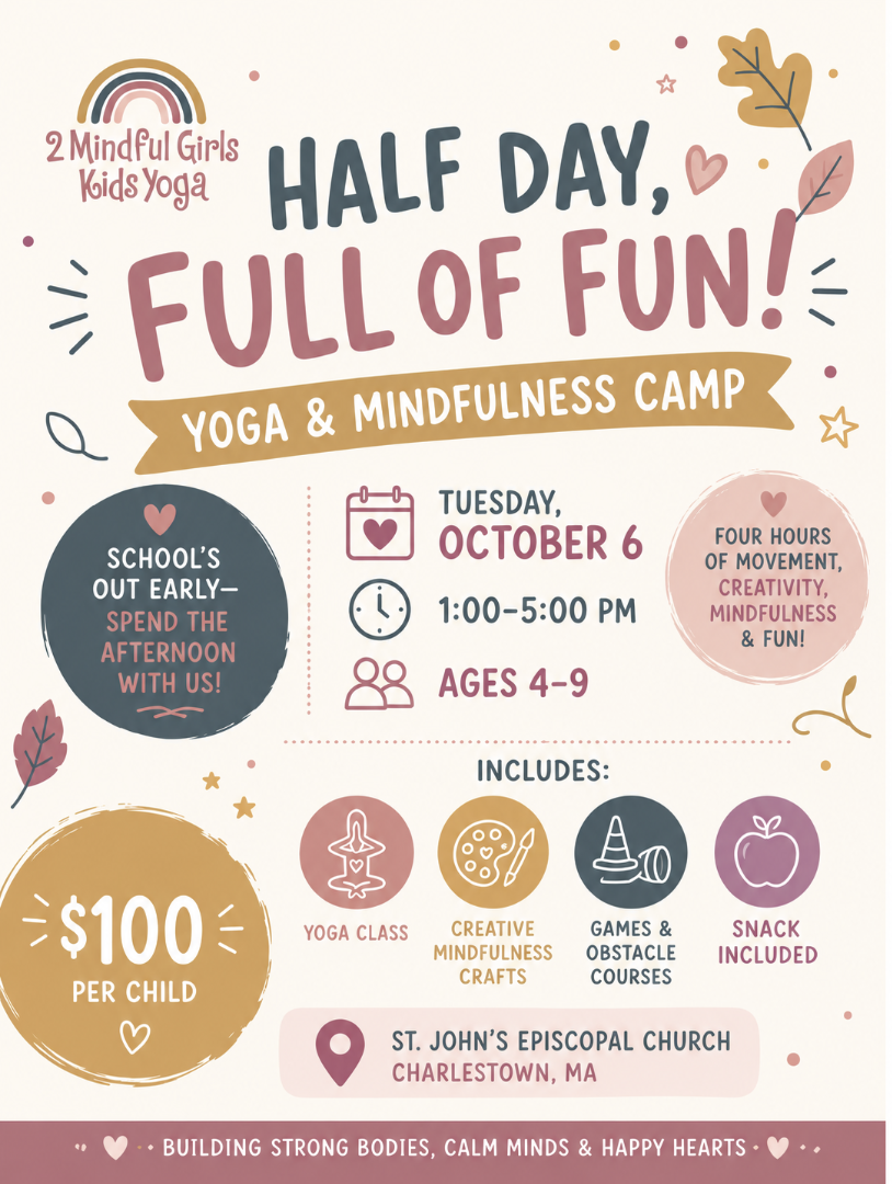 🍂 Half Day, Full of Fun! Yoga & Mindfulness Camp