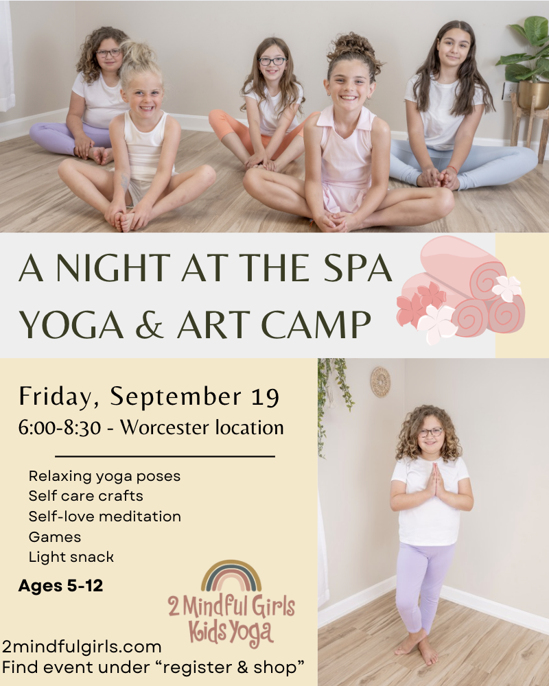 A Night at the Spa Yoga & Art Camp