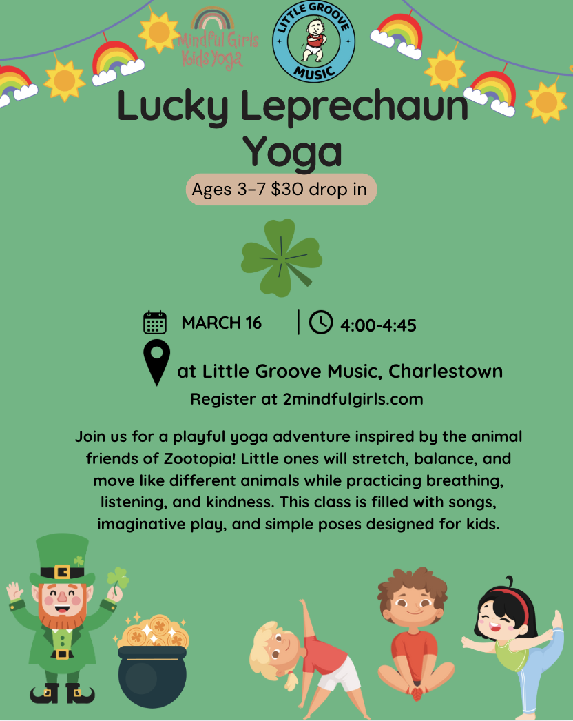 Lucky Leprechaun Yoga at Little Groove