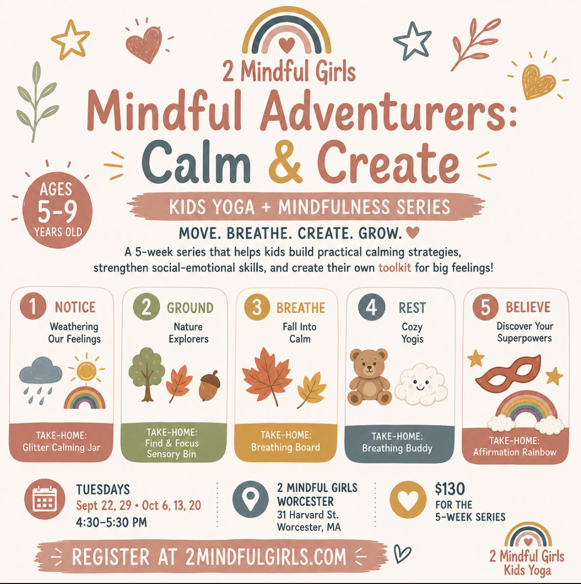 Mindful Adventurers: Calm & Create (WORCESTER)