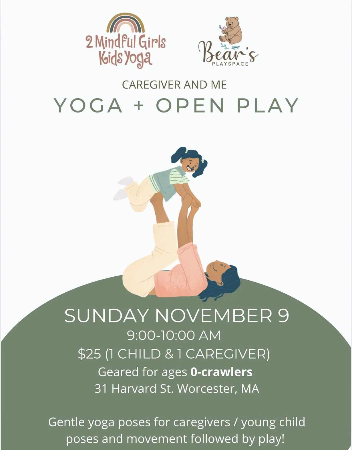 👶 Baby & Me Yoga + Open Play 🧘♀️