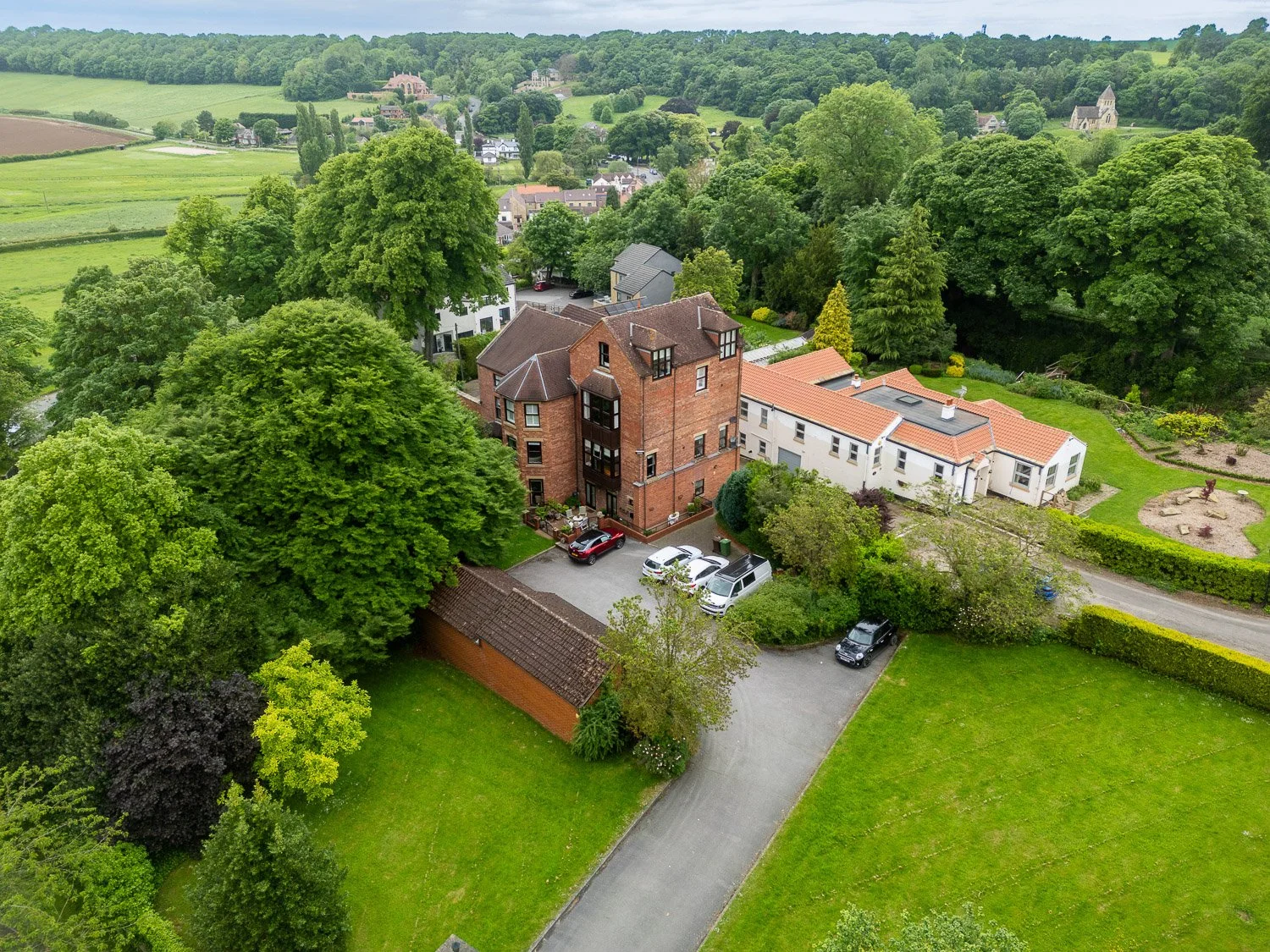 Aerial real estate photography in Pontefract