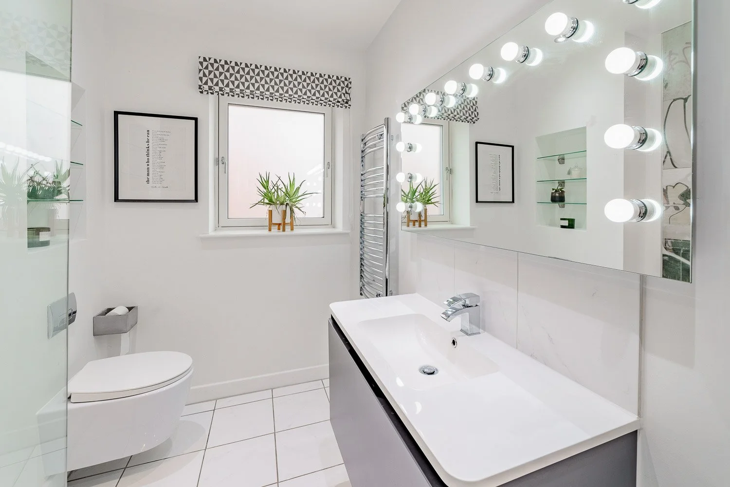 Clean bright bathroom property photography shot in Selby, York, Leeds and Goole
