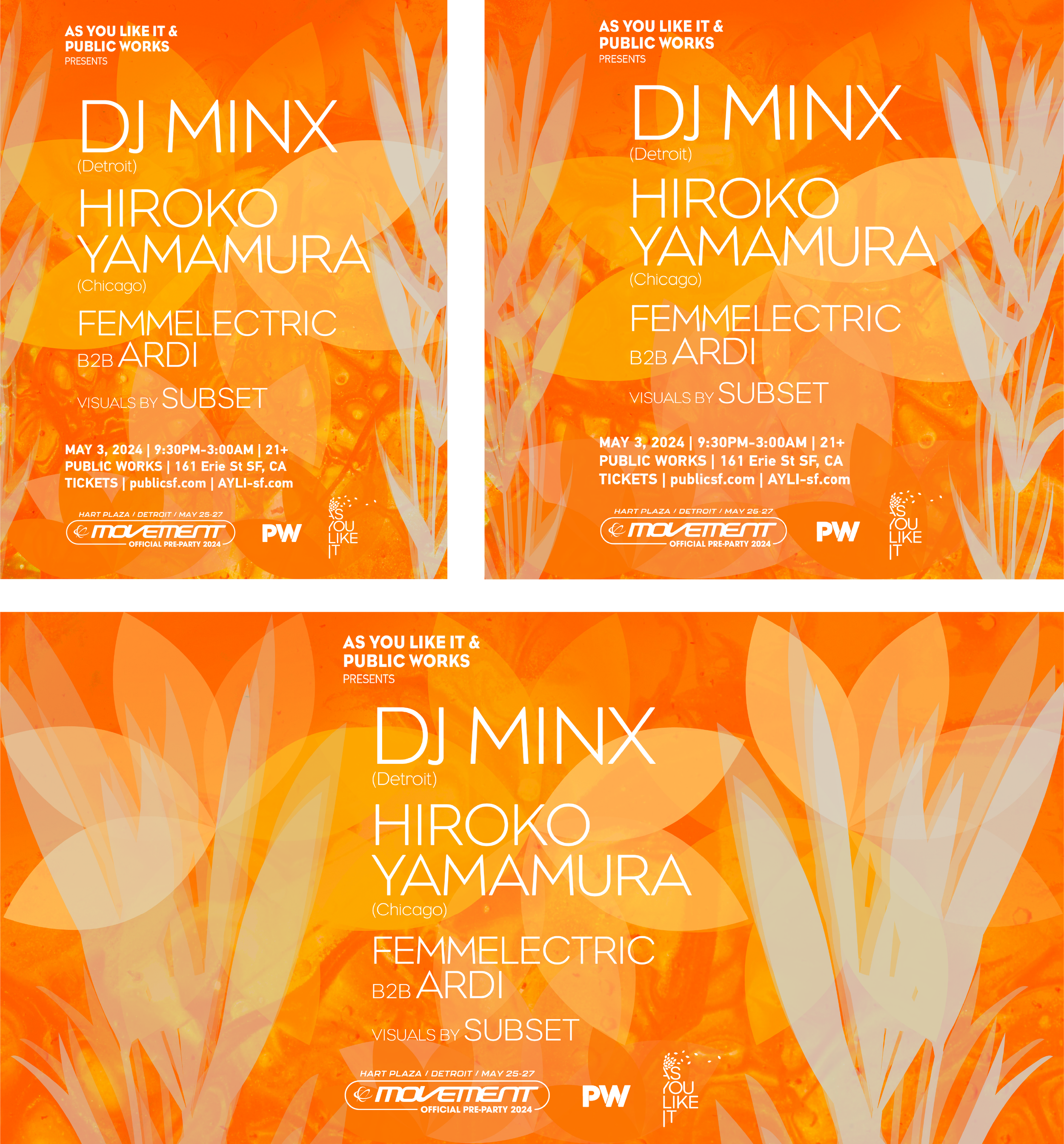 Event Promo . AYLI . San Francisco