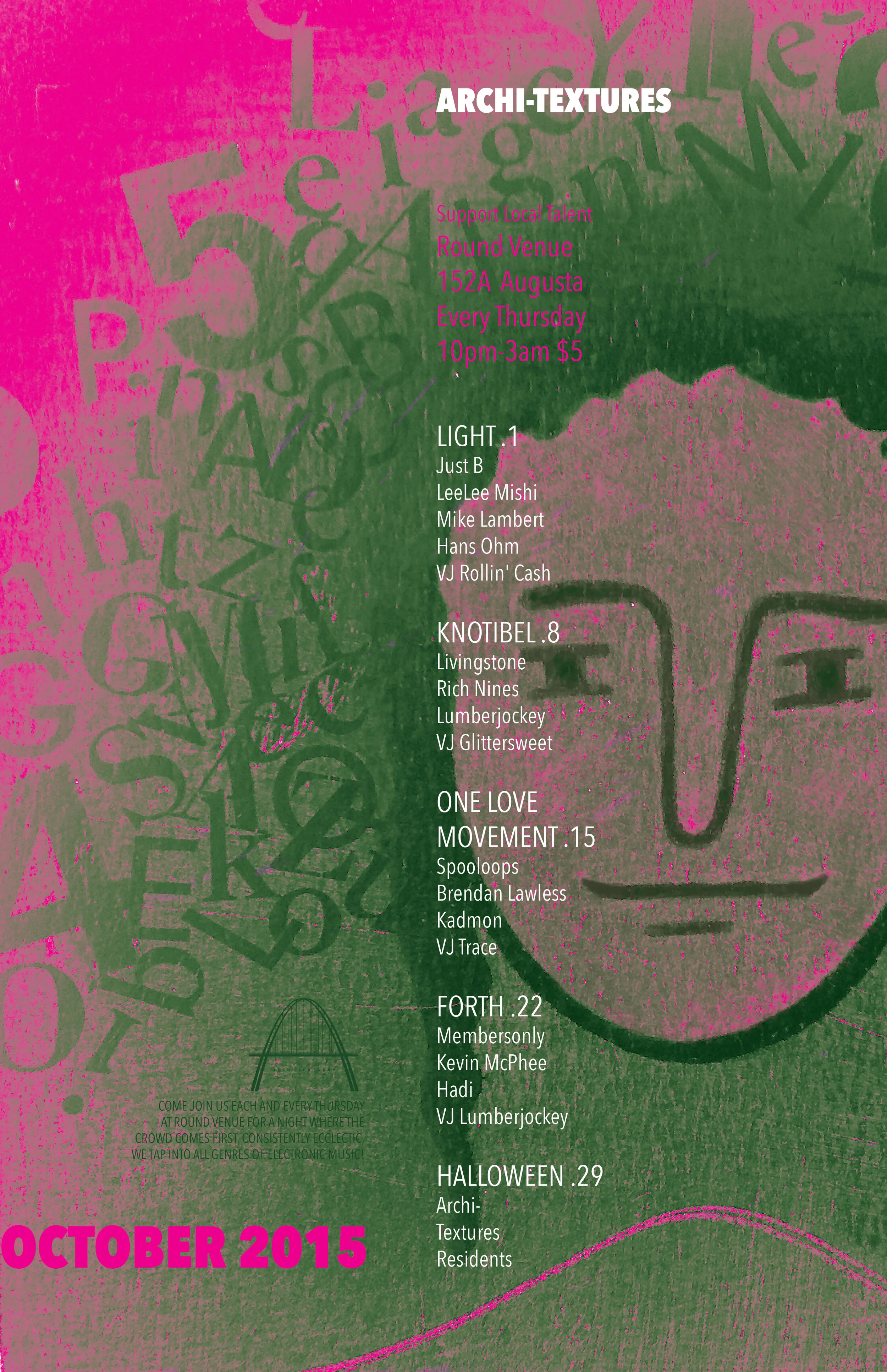 Poster . Architextures . Toronto