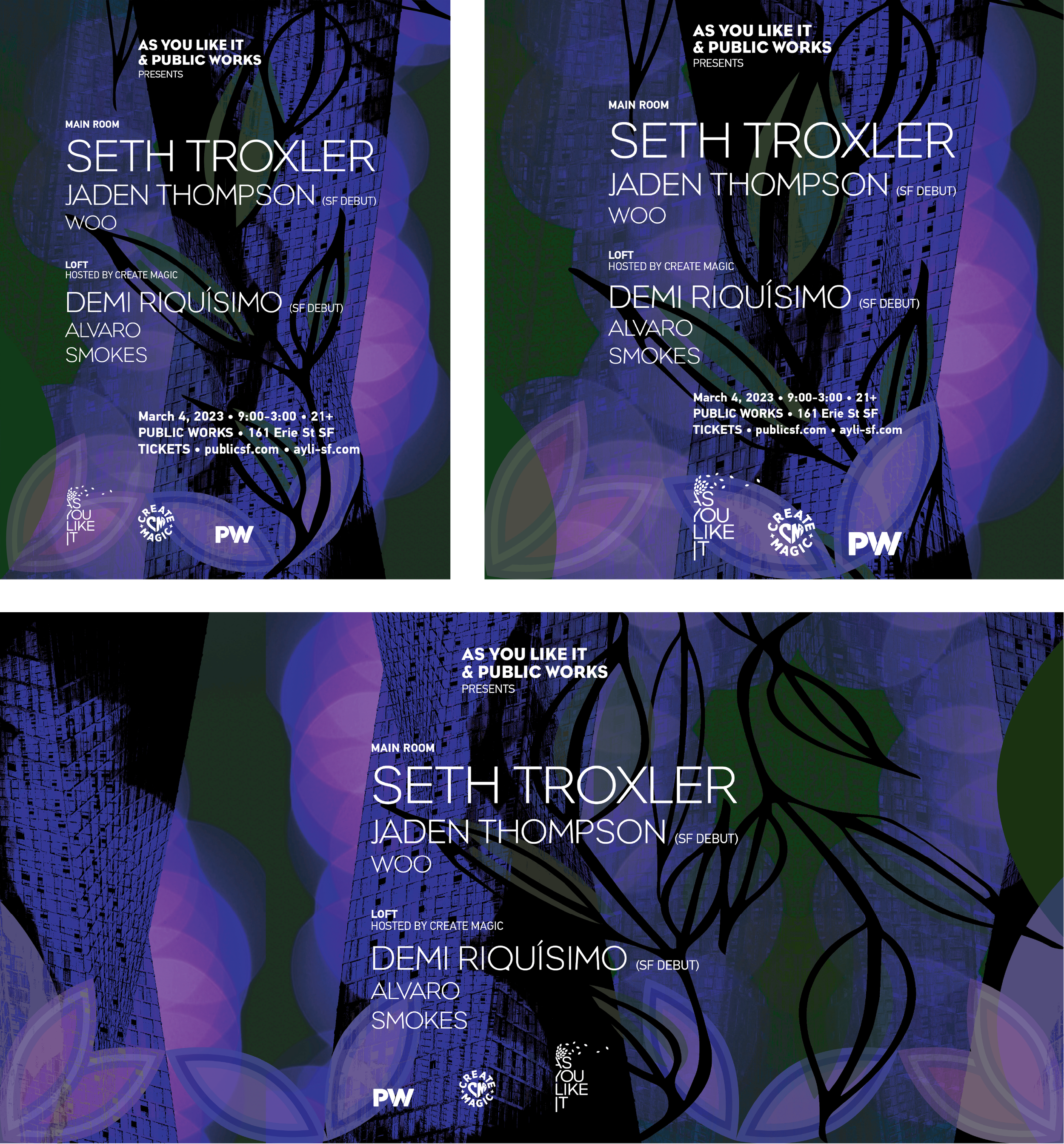 Event Promo . AYLI . San Francisco