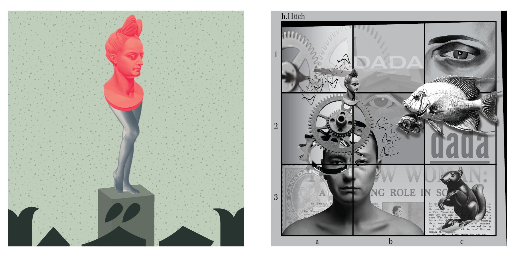 Tribute to Hannah Höch . Fake Gallery 2026 World Tour