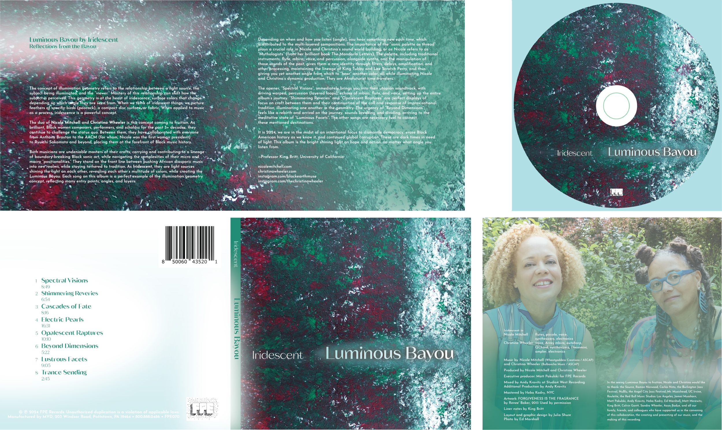 CD Design . Iridescent . Chicago