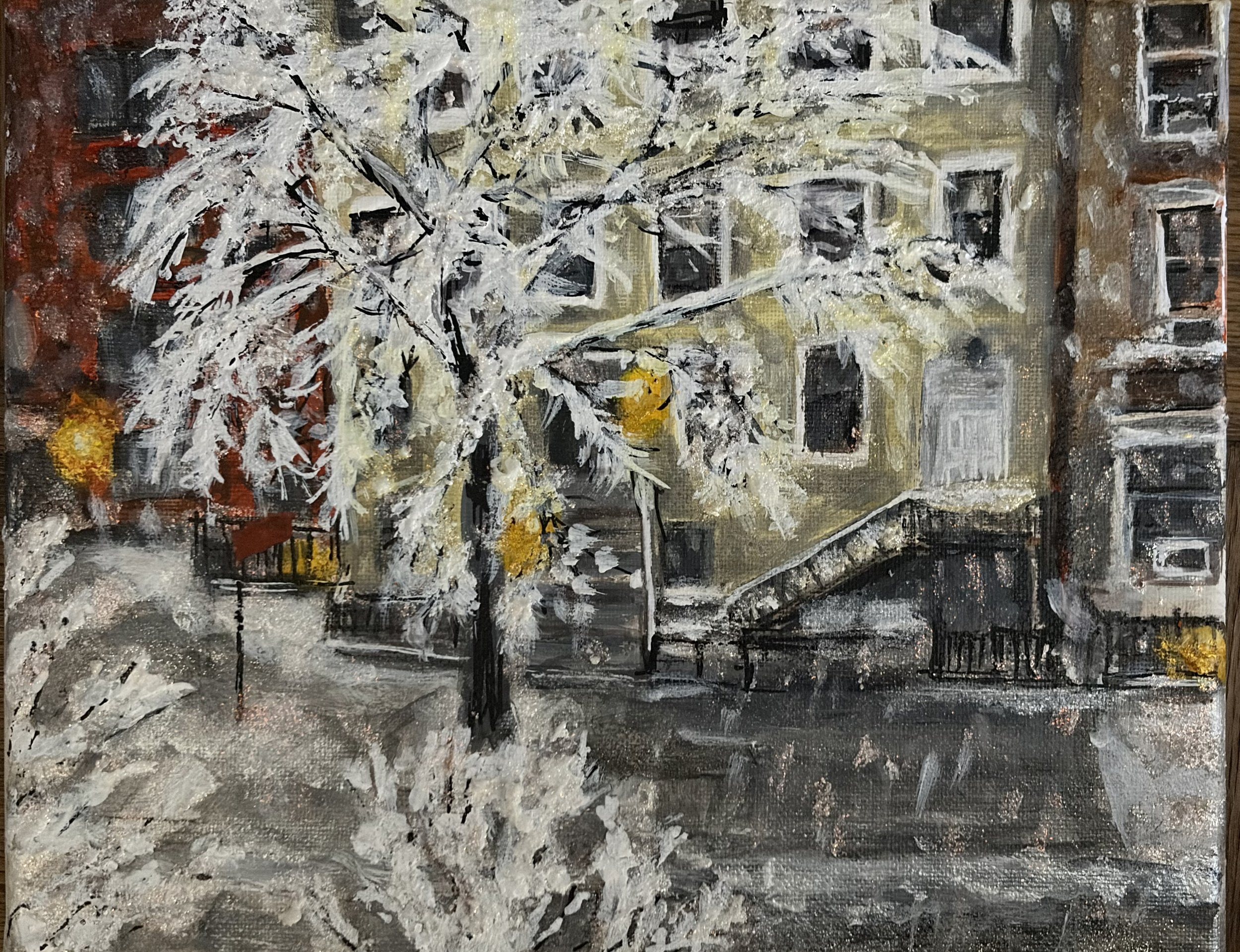 Snow Tree on 43rd St.