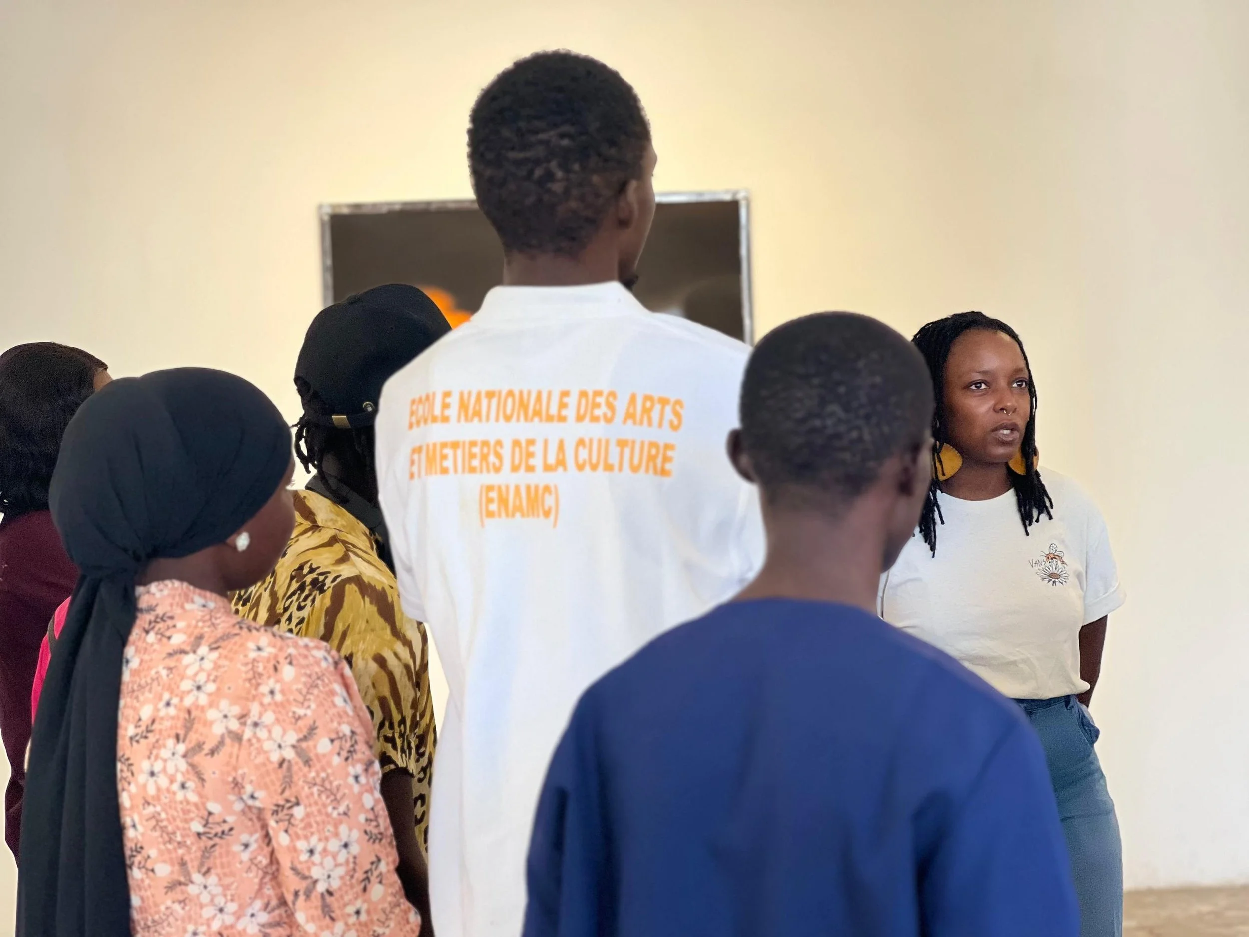 Guided visit of Mélinda Fourn's exhibition