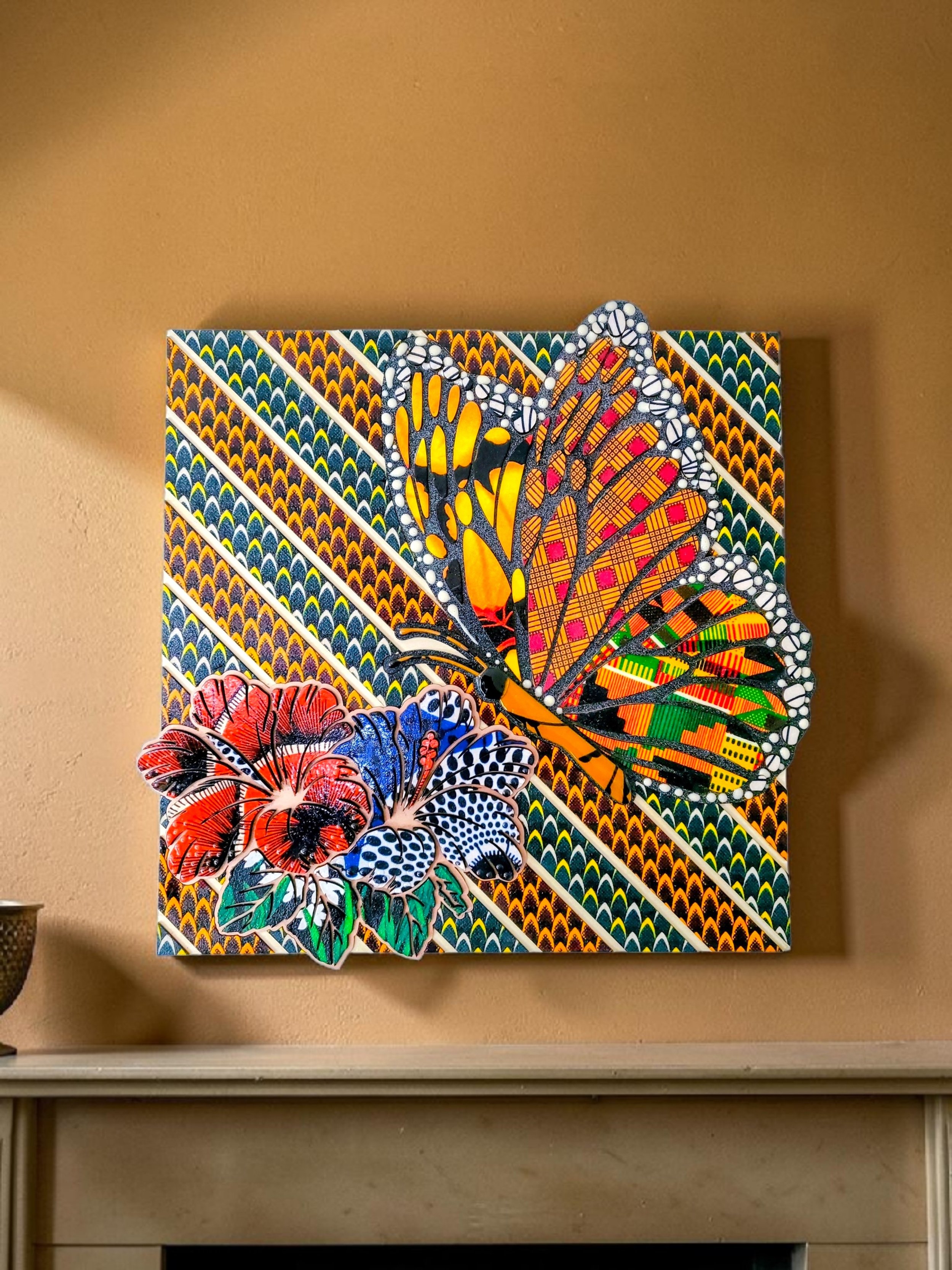 Genesis Wall Art - Textured & Layered 19.5-inch Piece