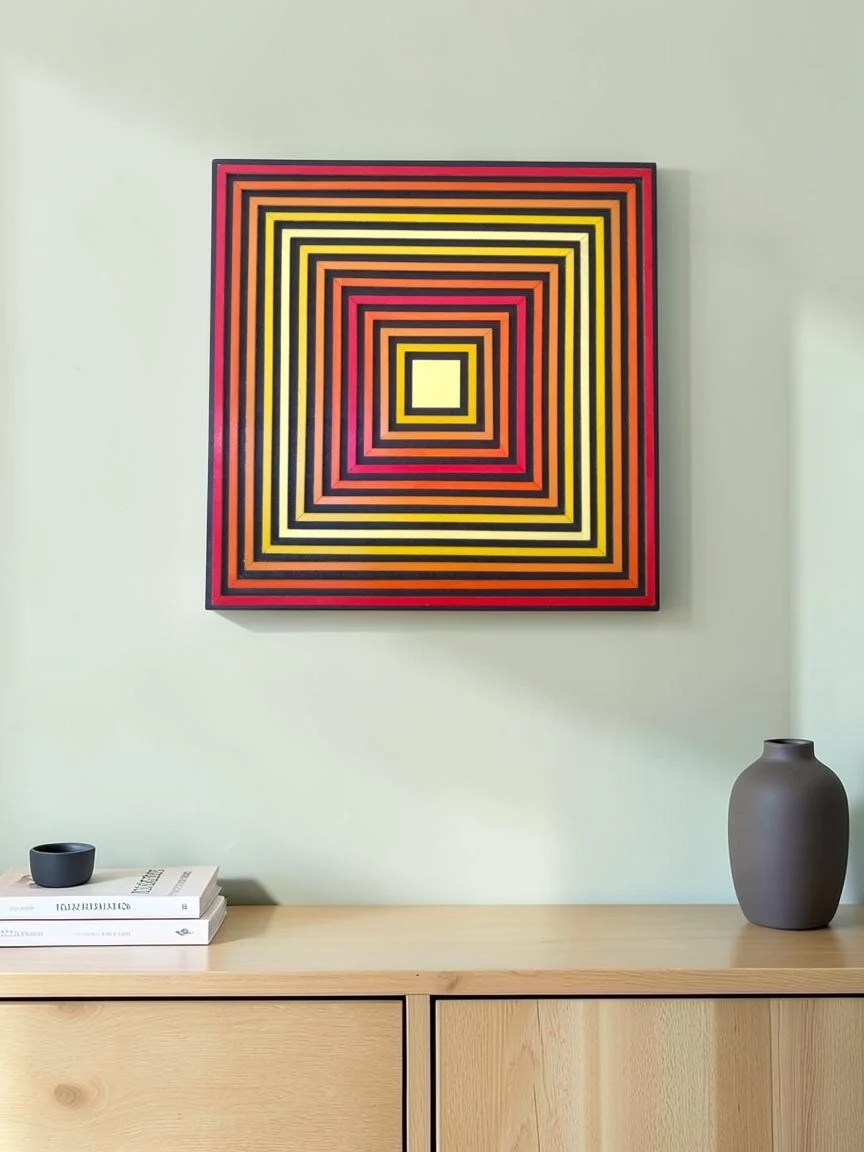 "Autumn 1" Geometric Wall Art