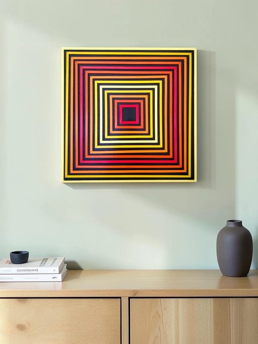 "Autumn 2" Geometric Wall Art