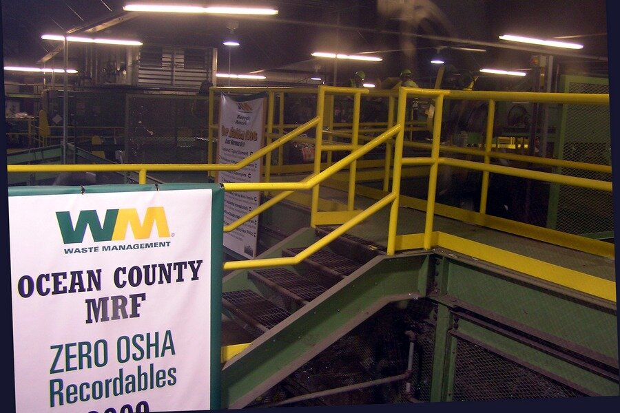  Waste Management takes pride in meeting OSHA standards - Ocean County Recycling Education Center, June 2010 