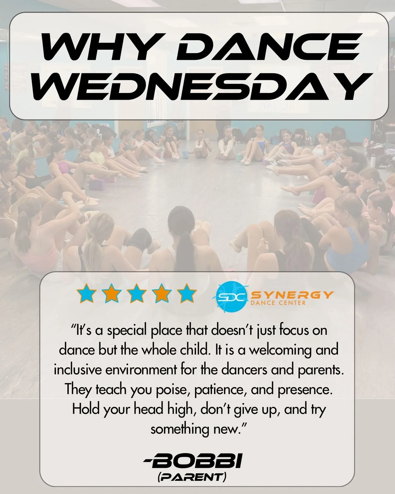 When the music starts, worries fade and joy takes center stage. 🎶 #WhyDanceWednesday #SynergyDance #SynergyDancePA #SDCpaFam 🩵🧡