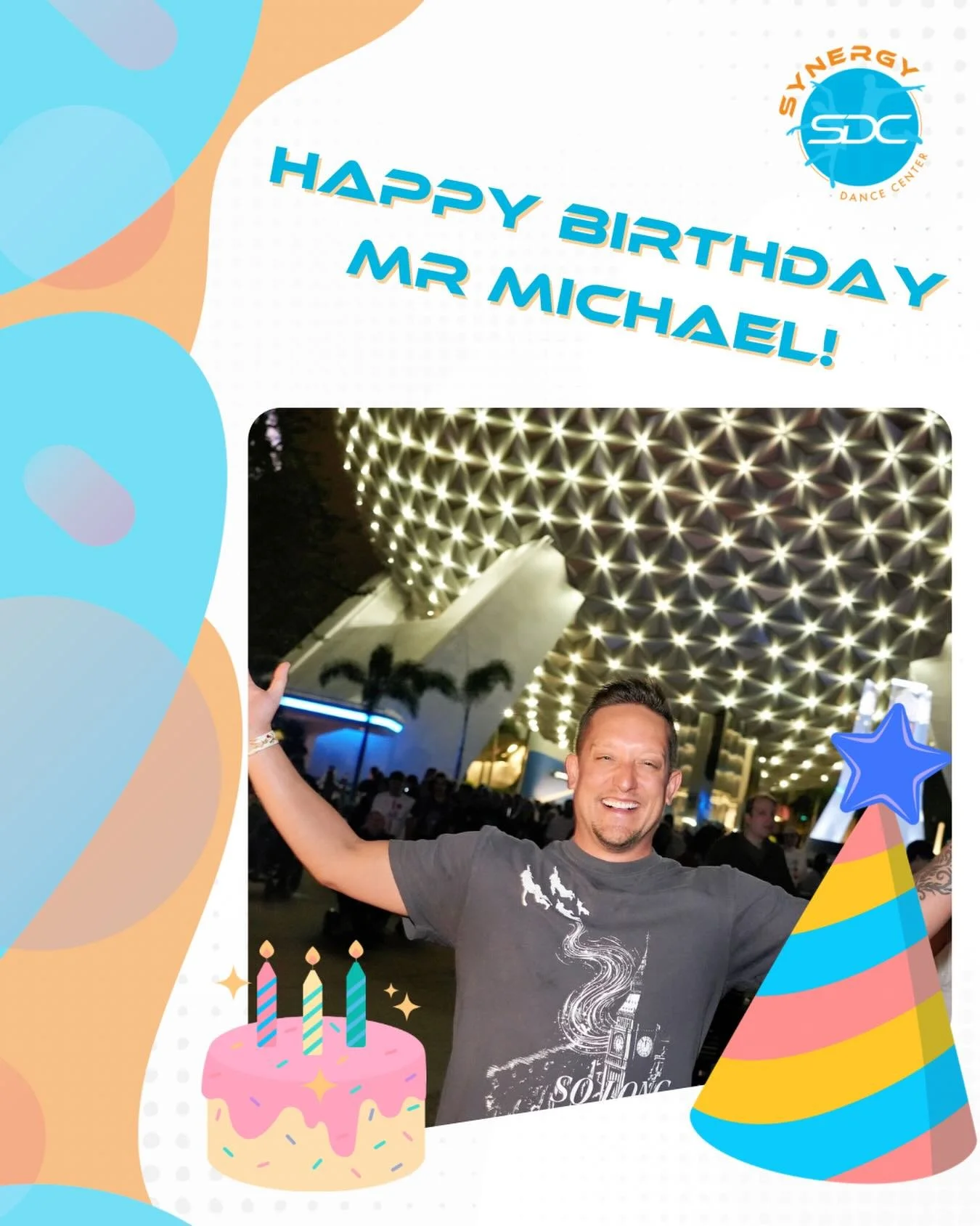 Happiest of Birthdays to Mr. Michael! We hope you have a magical year ahead of you! 🩵🧡

#sdcpafam #synergydancepa #synergydance
