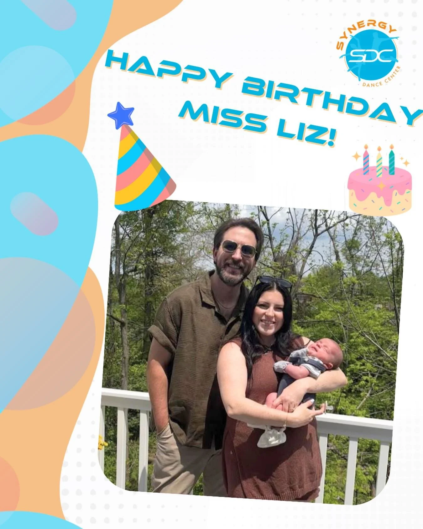 HAPPY BIRTHDAY MISS LIZ! We hope your year is filled with joy and magic! ✨🩵🧡

#sdcpafam #synergydancepa #synergydance