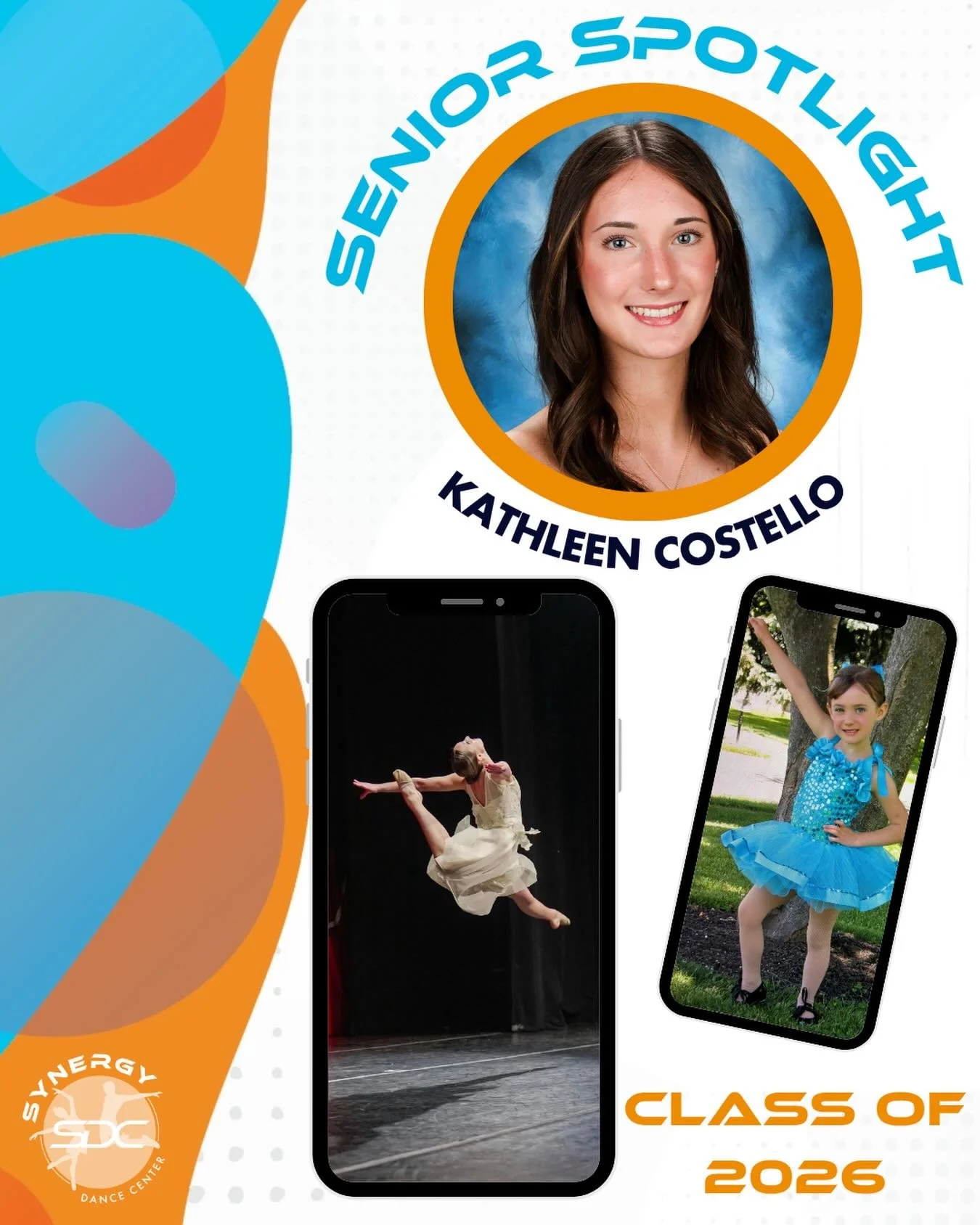 🎓🧡💙 SENIOR SPOTLIGHT: KATHLEEN 💙🧡🎓

Today we begin celebrating our incredible Class of 2026, and we&rsquo;re kicking things off with someone who has been such a special part of the Synergy family.

Kathleen has led with kindness, dedication, he