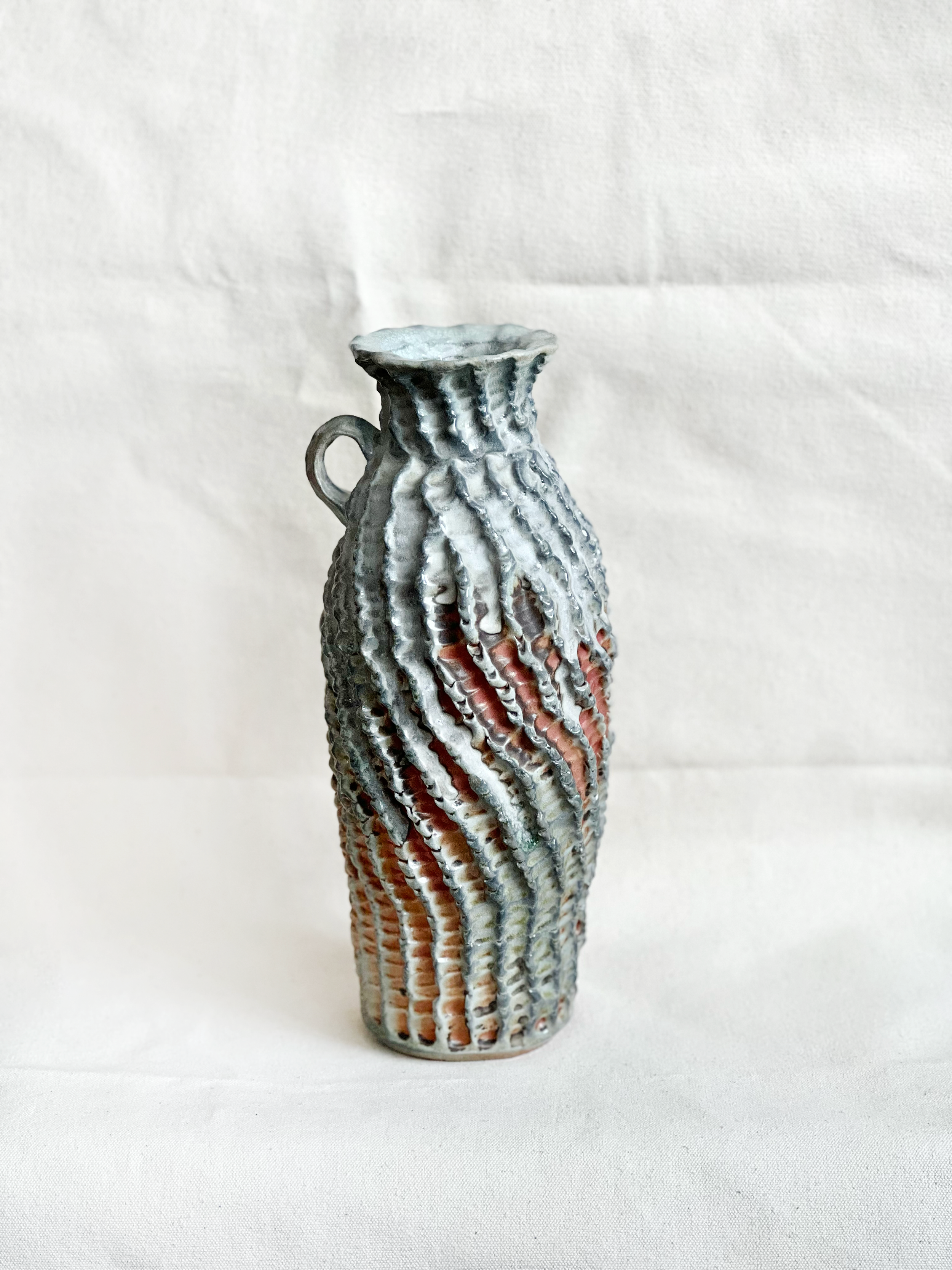 Wood fired vase