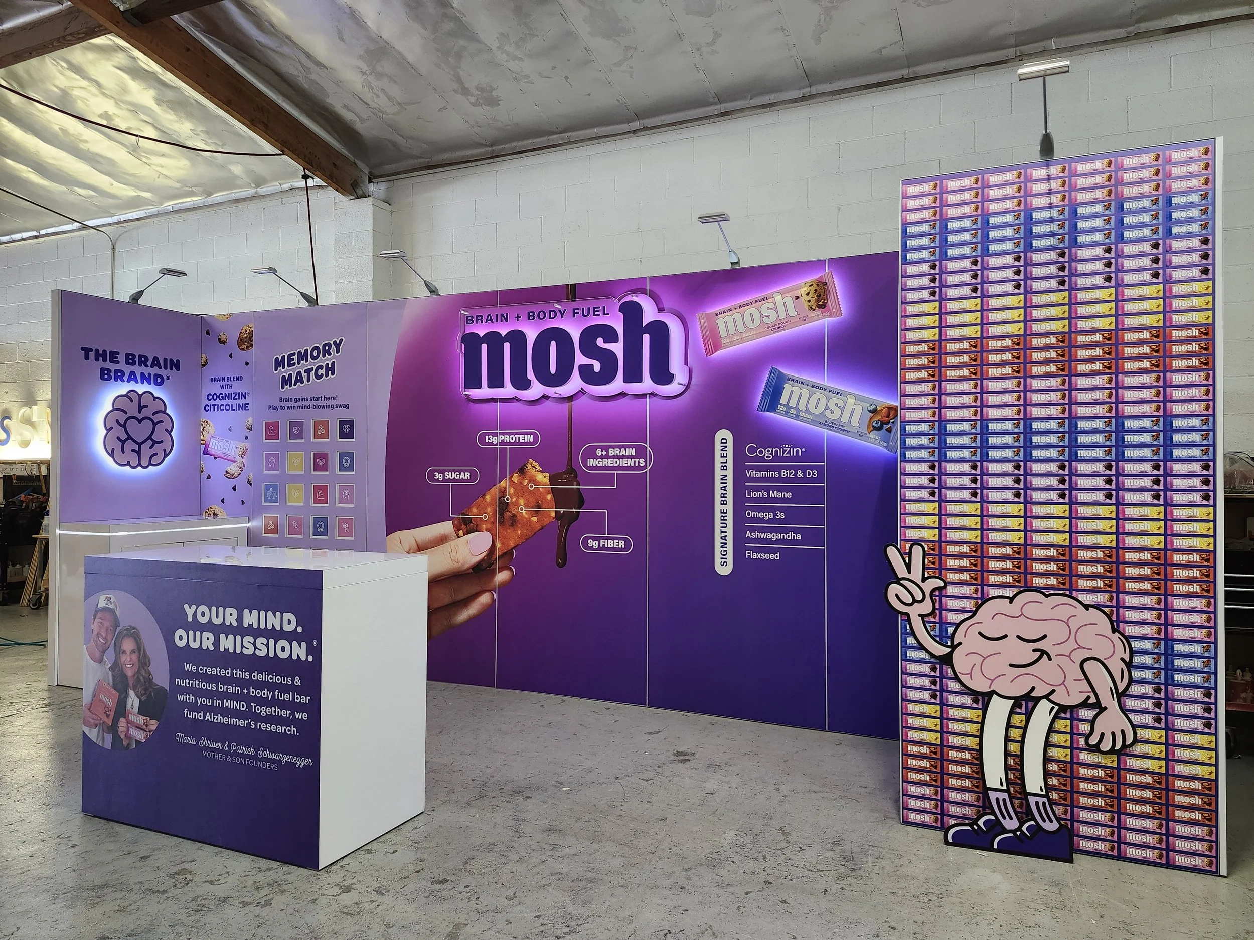 Custom Trade Show Booth 10x20 – MOSH at Natural Products Expo West 1