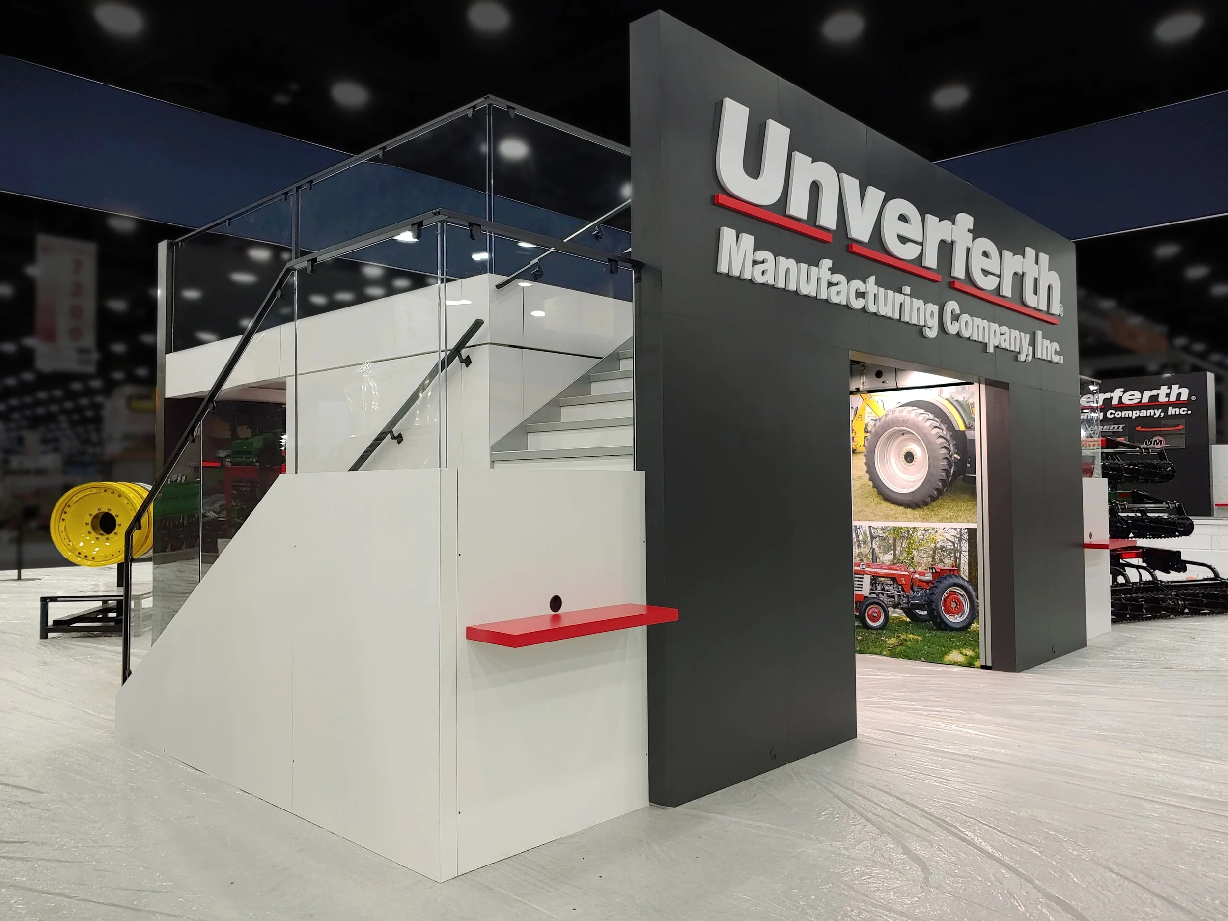 Custom 100x110 Trade Show Booth - Unverferth at The National Farm Machinery Show 1