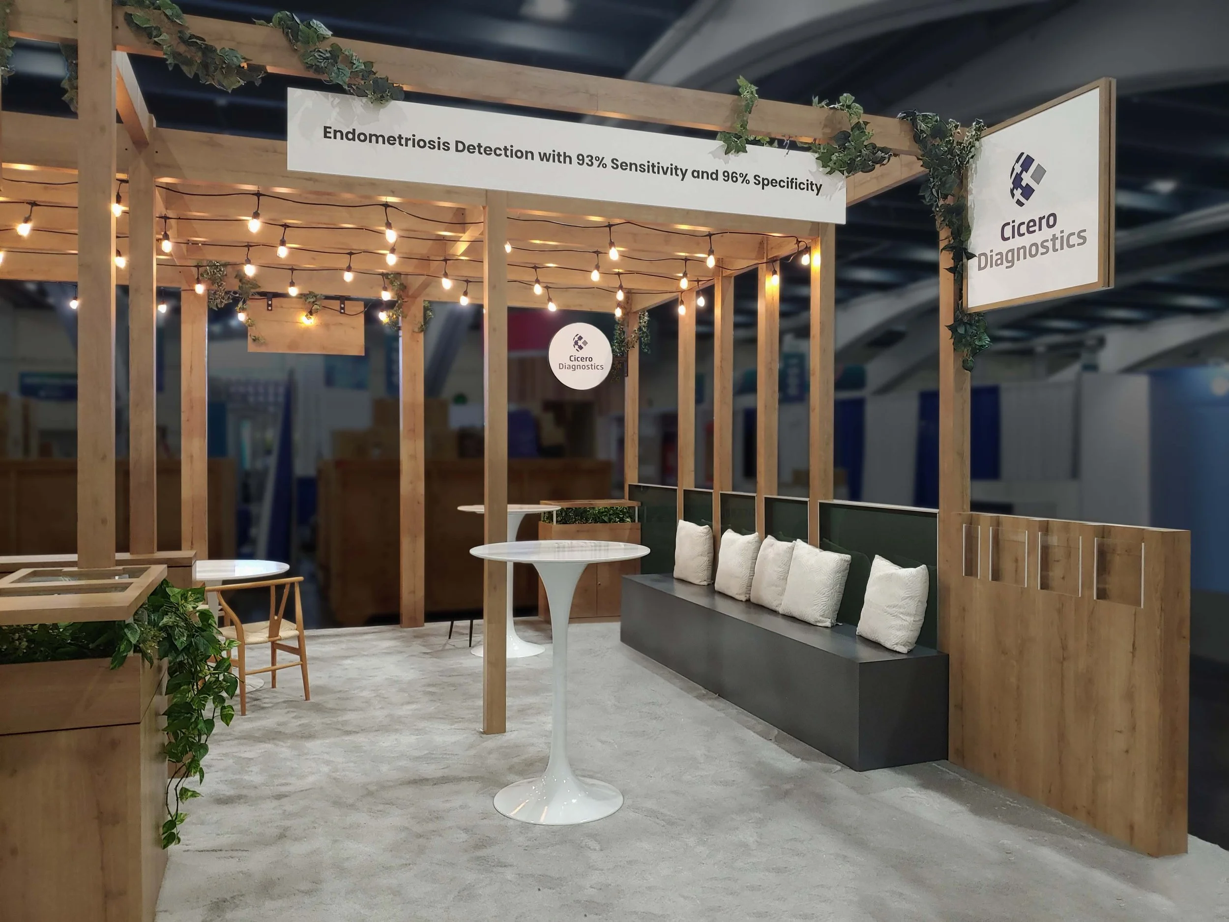 Custom Trade Show Booth 20x20 – Cicero Dx at ACOG, ASRM, & AAGL 4