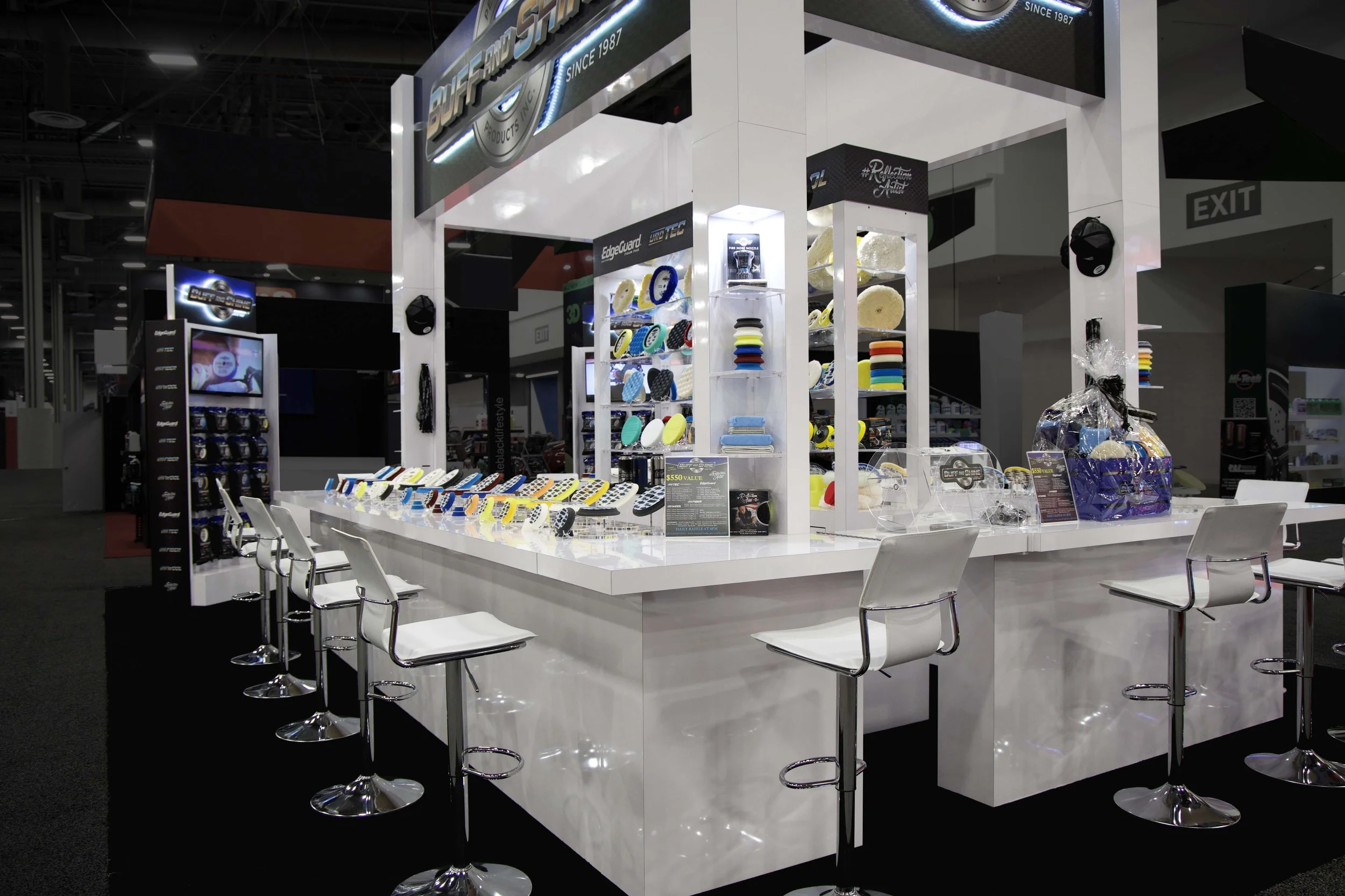 Custom 20x30 Trade Show Booth –Buff and Shine at SEMA 3