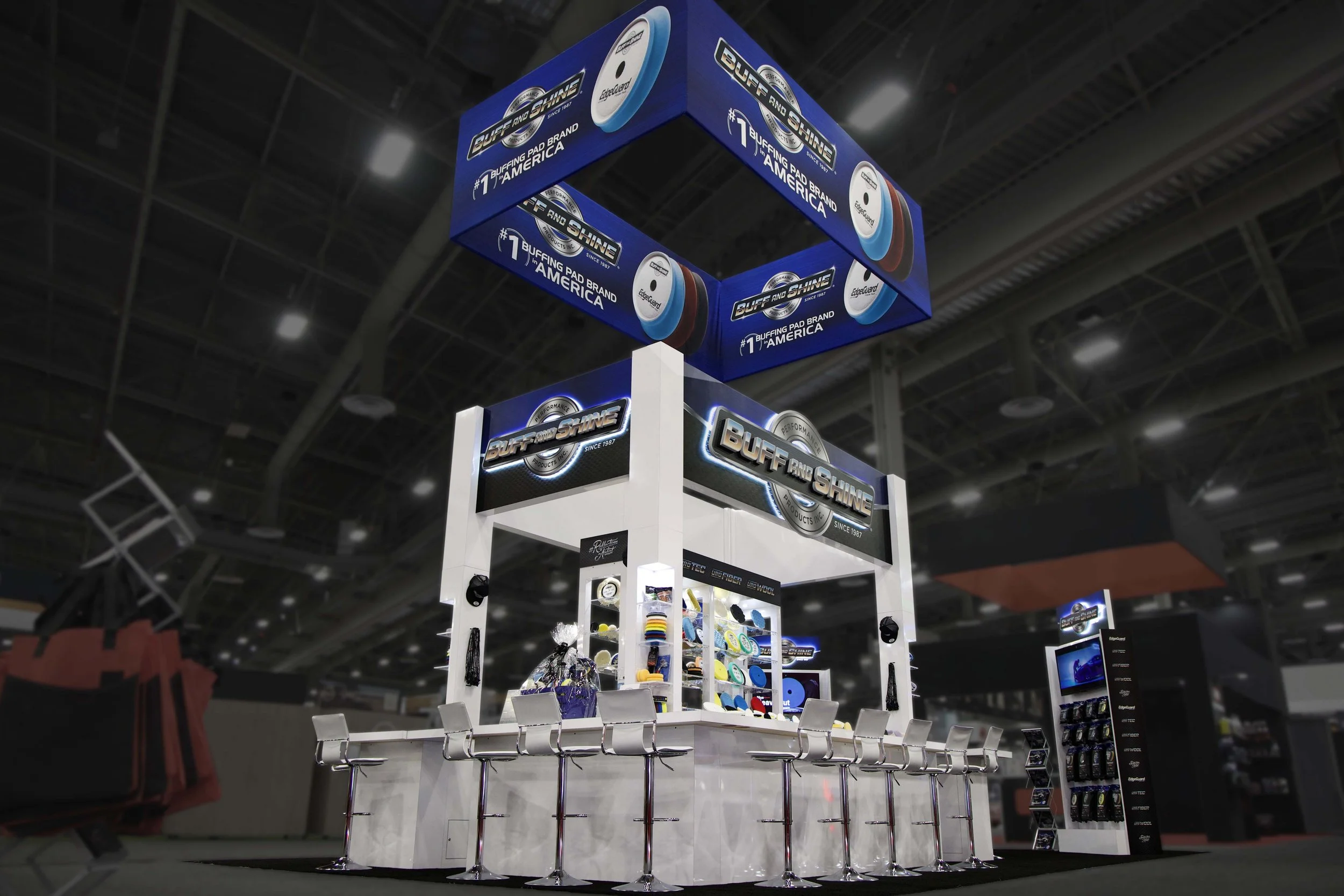 Custom 20x30 Trade Show Booth – Buff and Shine at SEMA