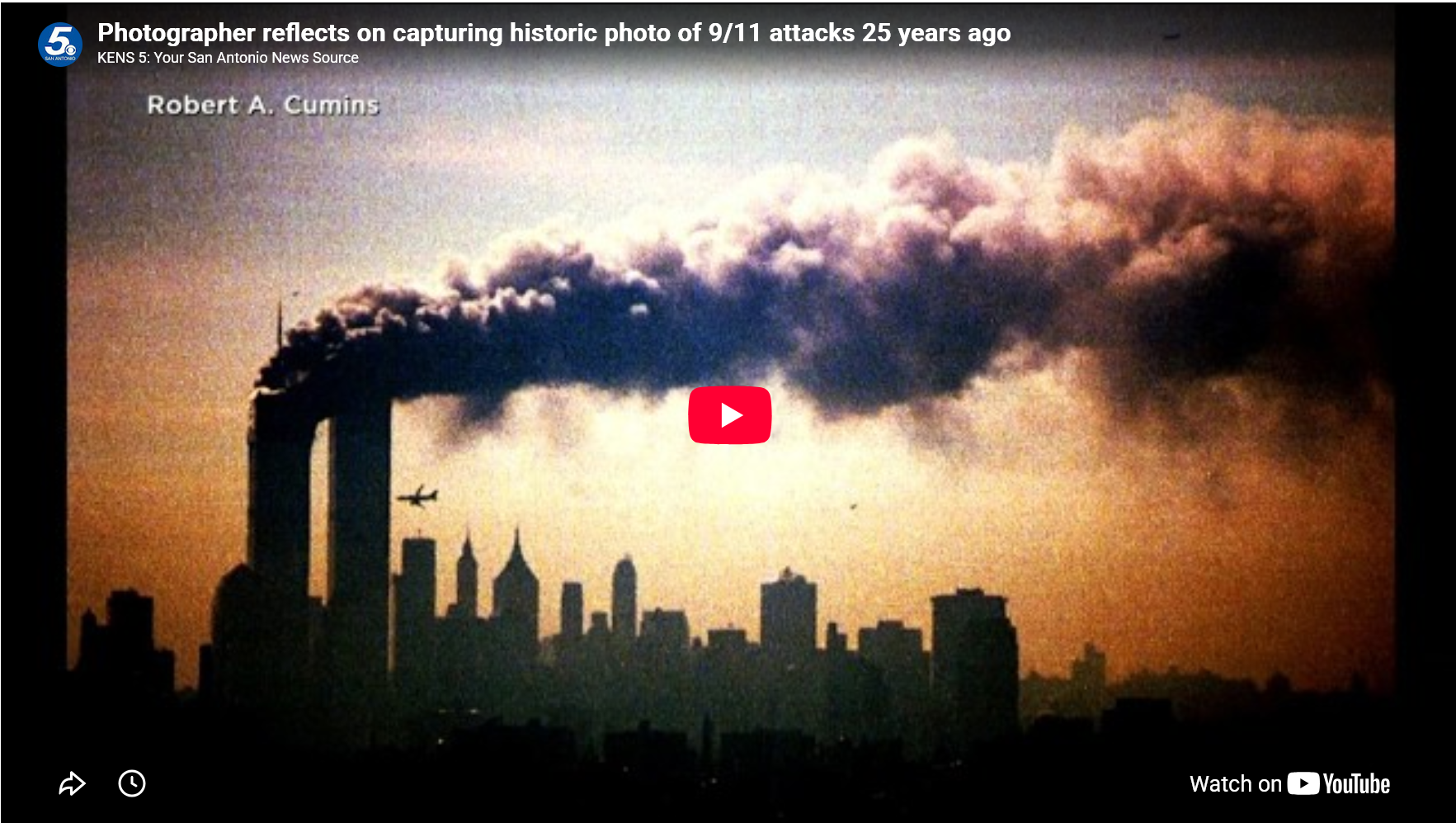 Nikon photographer captures iconic 9/11 photo with Nikon F4 camera