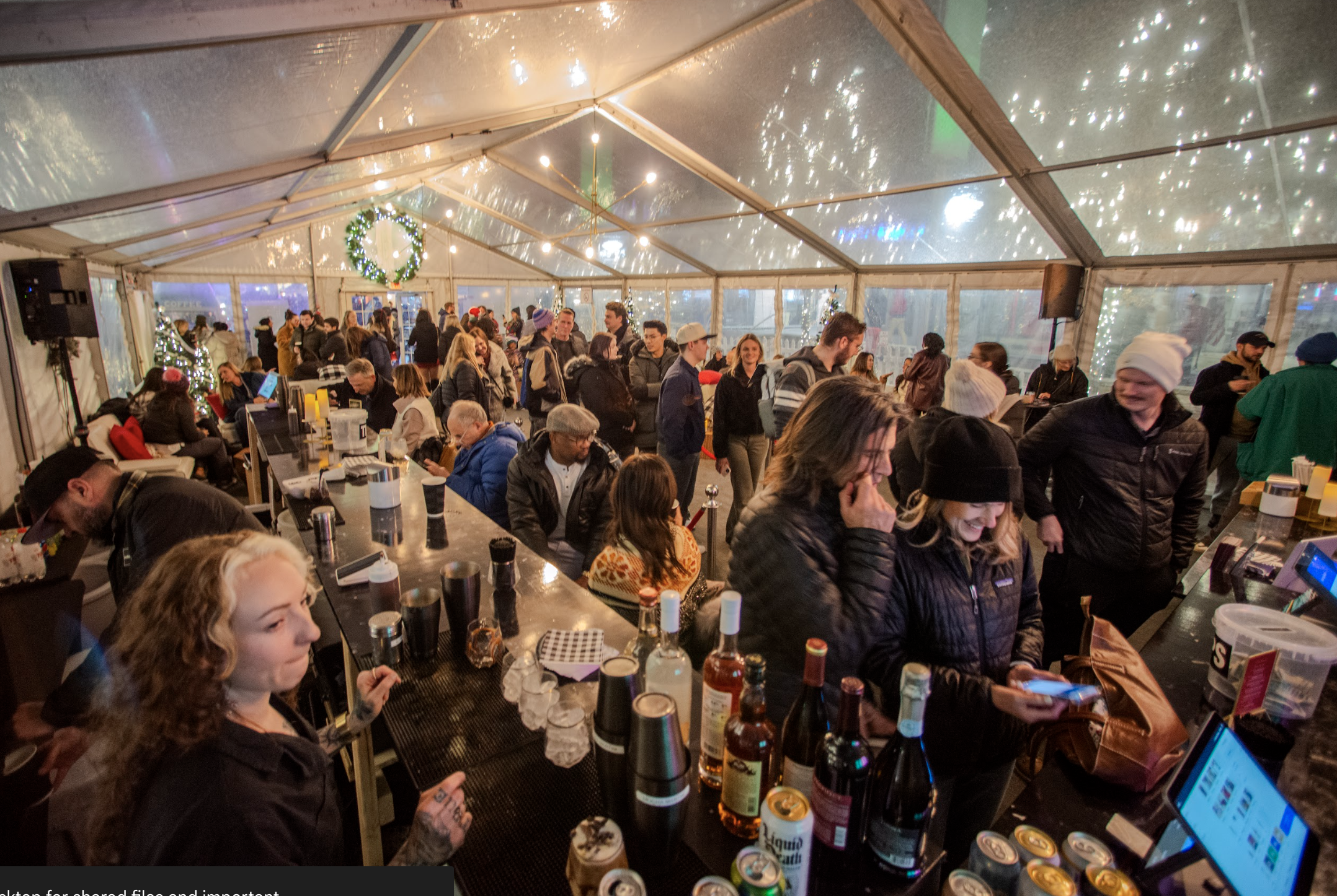 mistletoe lounge cherry creek holiday market