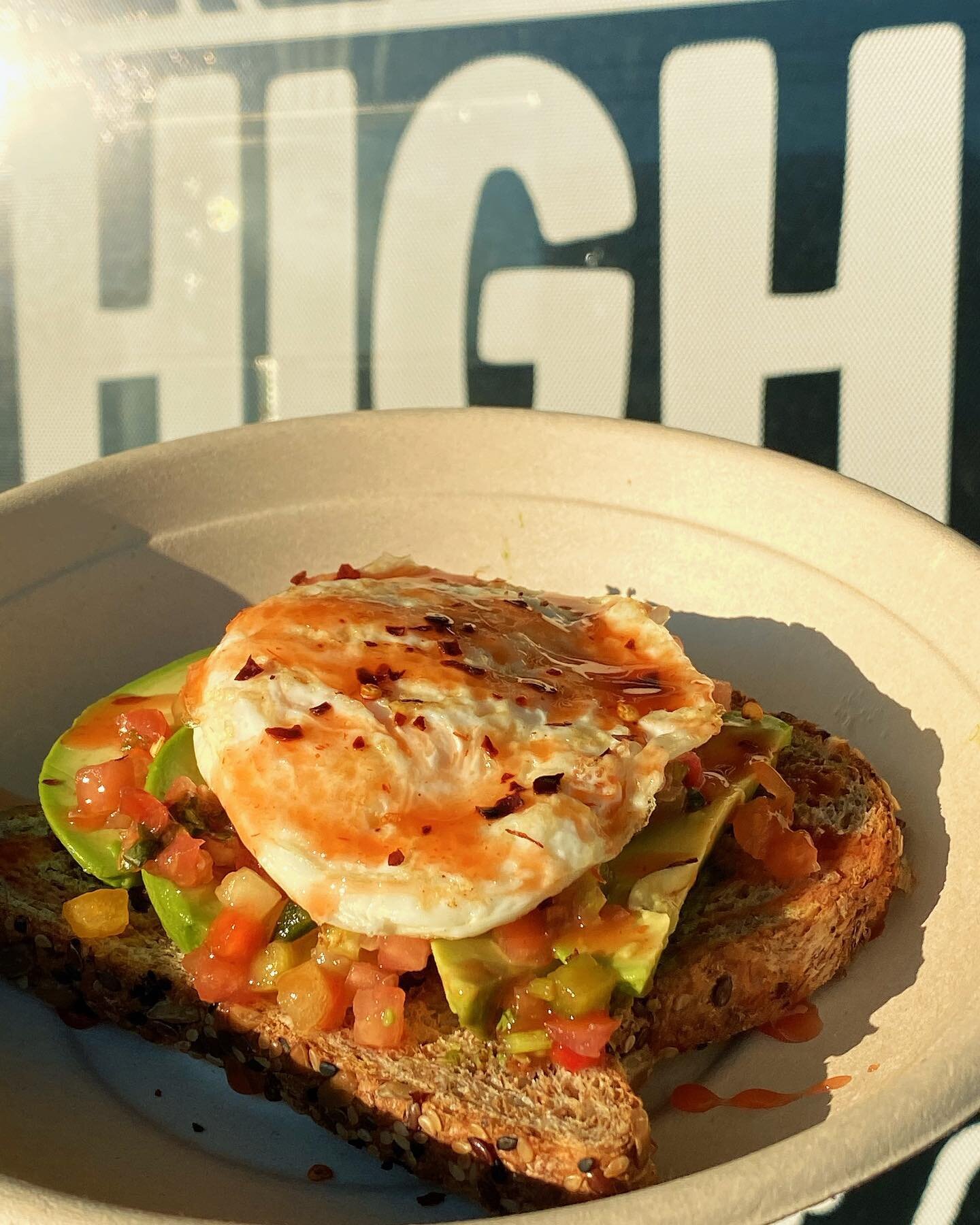 Today&rsquo;s special until it&rsquo;s gone - Spicy Avocado Toast with an egg on top ✨