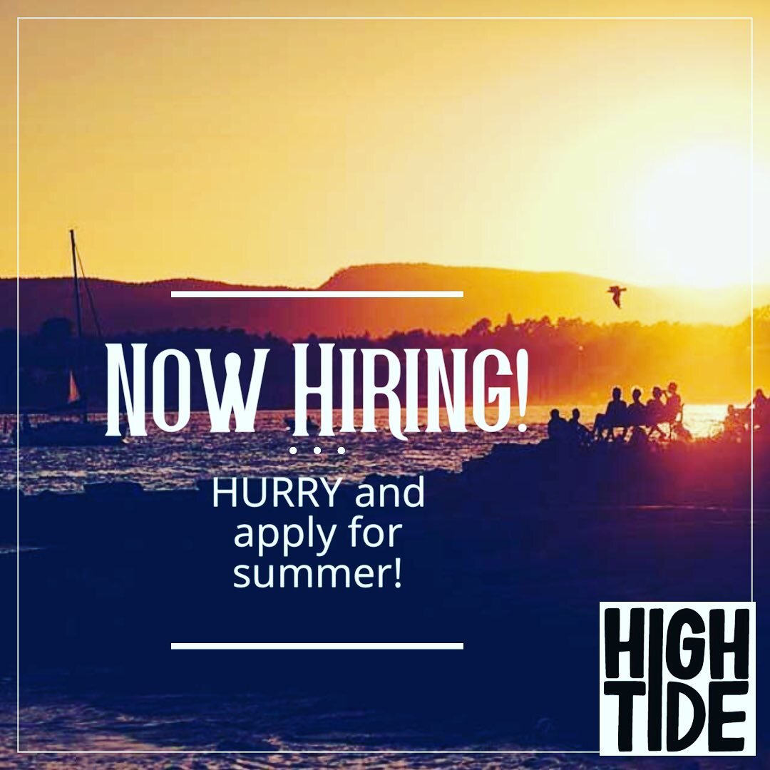 Just like that, snow will be gone and summer will be here!  Thank Goodness! 
Grab an app this weekend or send a resume or note about you and your interest in joining our team! Line cooks and Bowl preps!  Hurry!! It&rsquo;s going to be a fun summer!✨