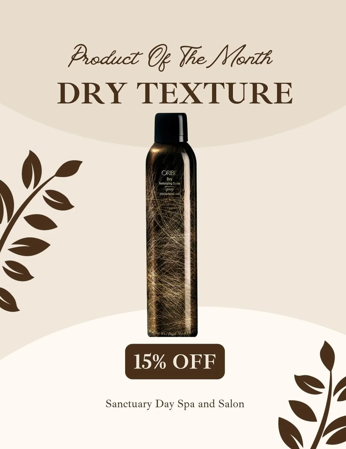 15% off of our product of the month! Dry texture spray is our #1 best seller🖤 If you haven&rsquo;t tried it yet be sure to grab one! You will not be disappointed😍