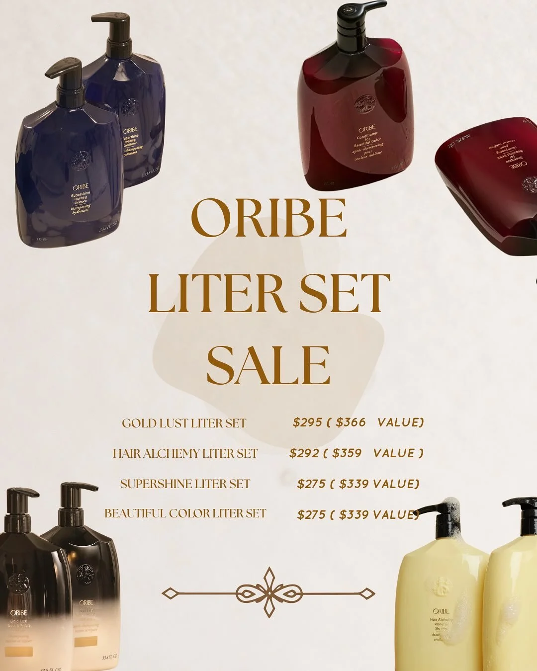 ✨Oribe Holiday Giftsets✨20% SAVINGS! 🤩 
Please DM us or call in your order to the front desk, this will be the last order that we placed for gift sets. Once they are gone, they are gone so order before OCTOBER 10th 💛💛💛💛