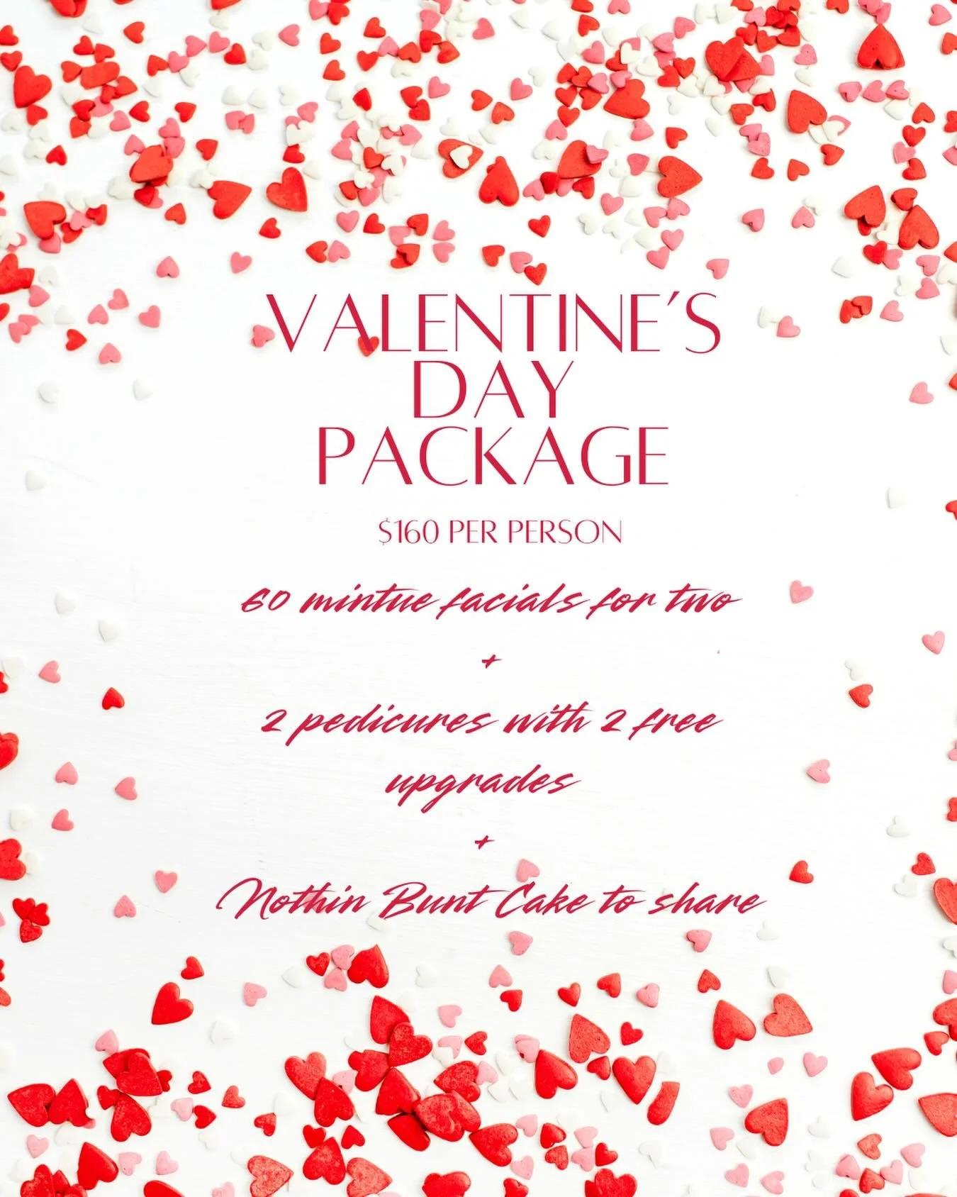 Book your date for Valentine&rsquo;s Day! Call us or book online to reserve your spot ❤️ #slcactivities #slcutah #slcsalon
