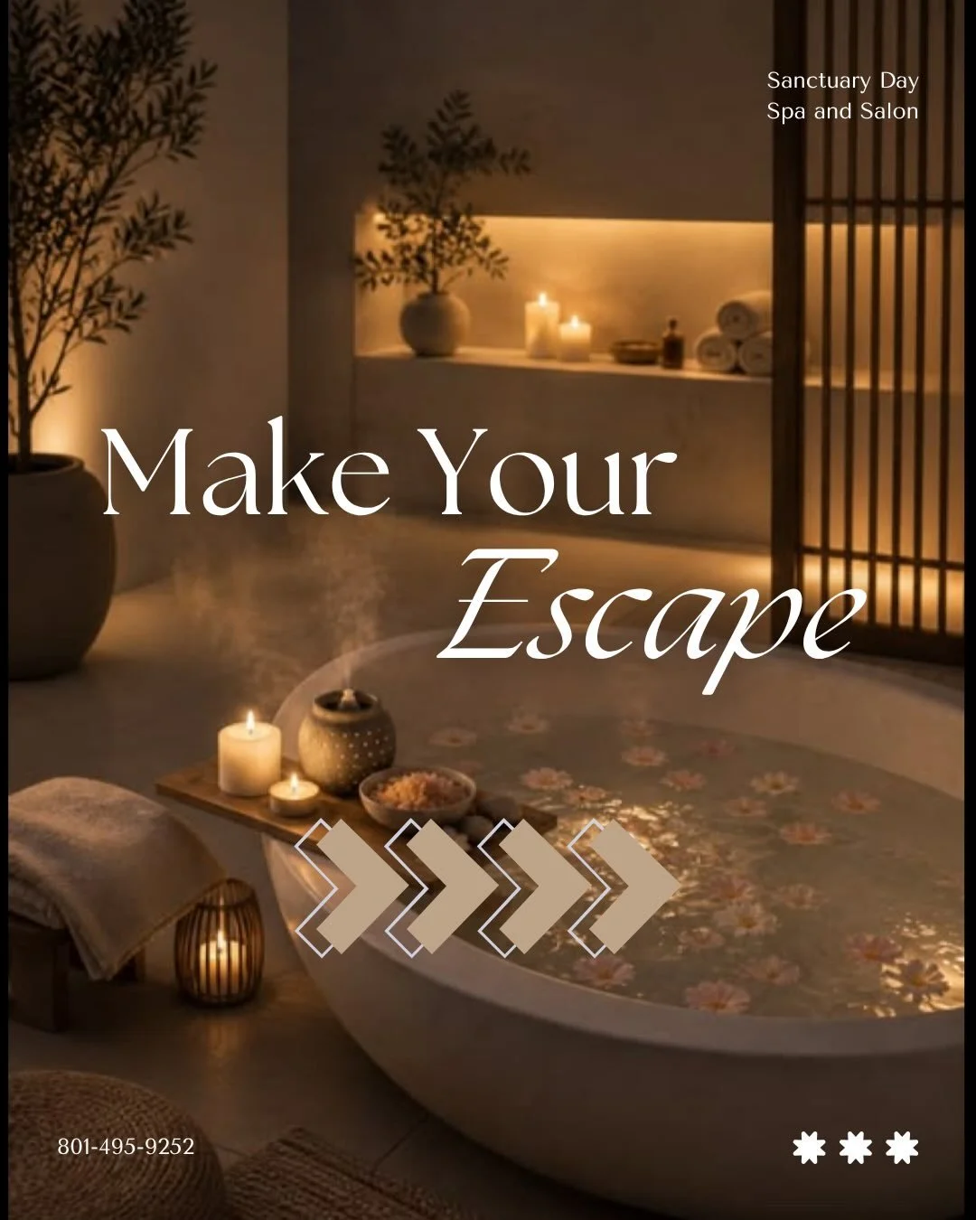 Make your escape! 🤍✨

Summer is here, and it&rsquo;s time to take that vacation! With our Great Escape package, you get to take a day to feel pampered and refreshed! 🔆

With our Great Escape package, you get the best of all worlds, making it the be