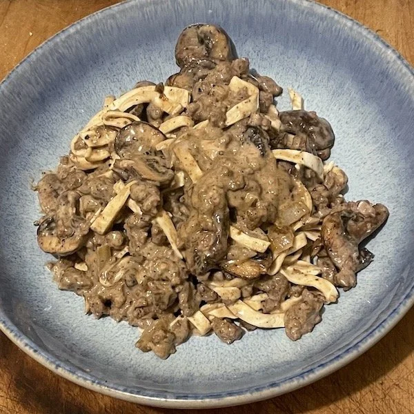 Keto Beef Stroganoff