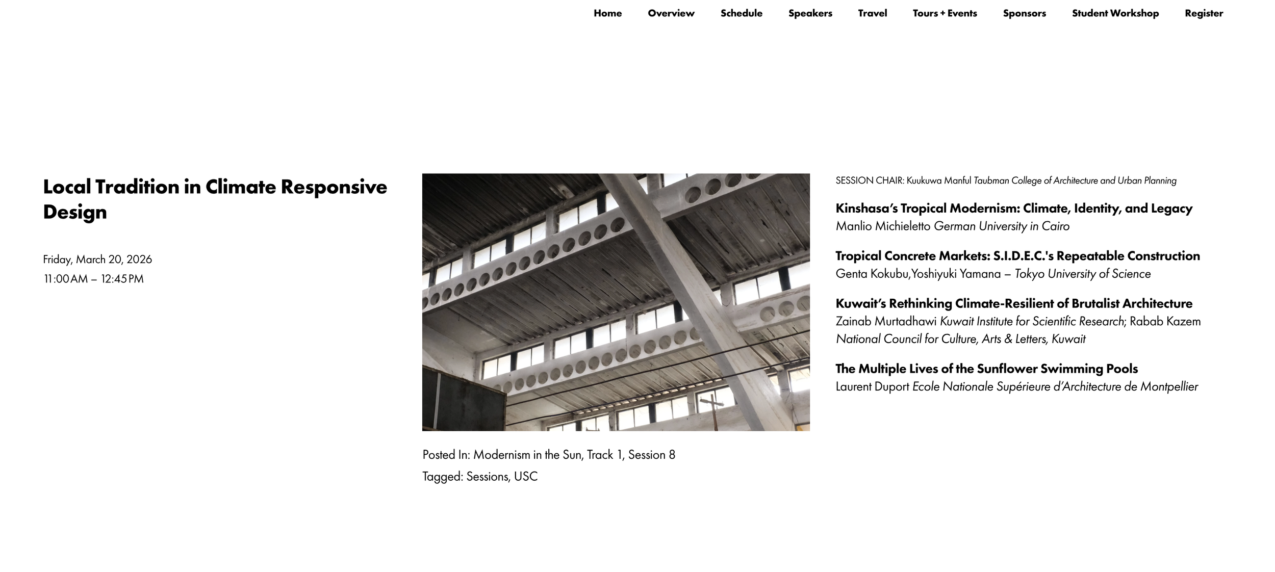 Local Tradition in Climate Responsive Design - Docomomo 202