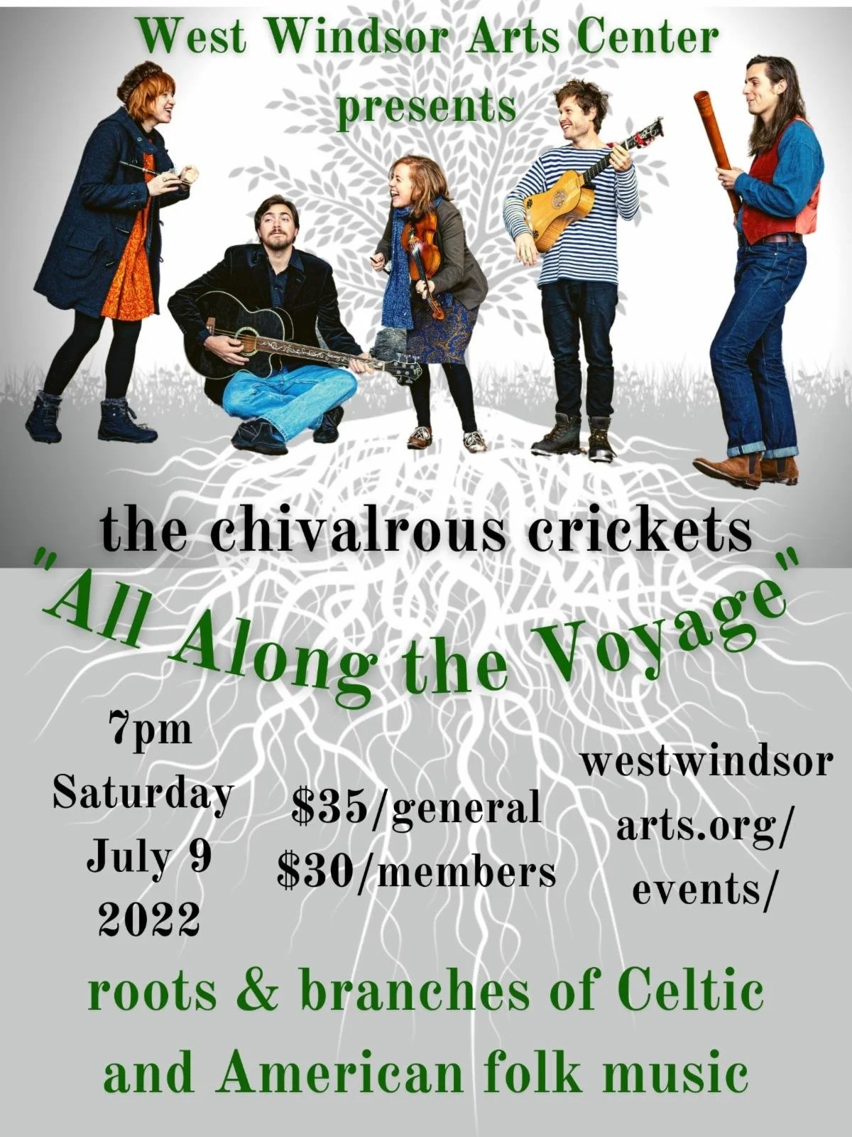 Chivalrous Crickets Concert and BYOPicnic July 9